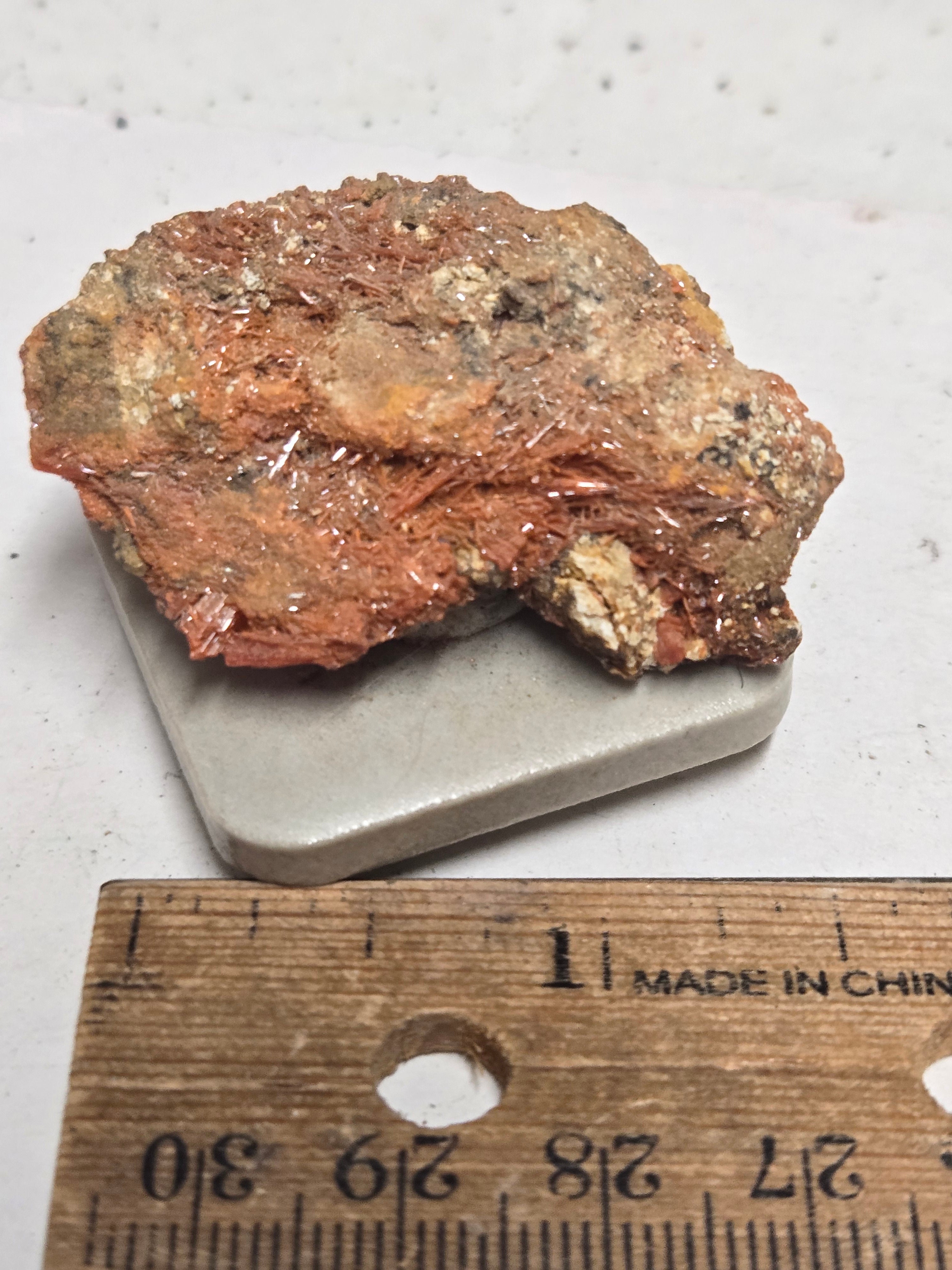 Crocoite specimen