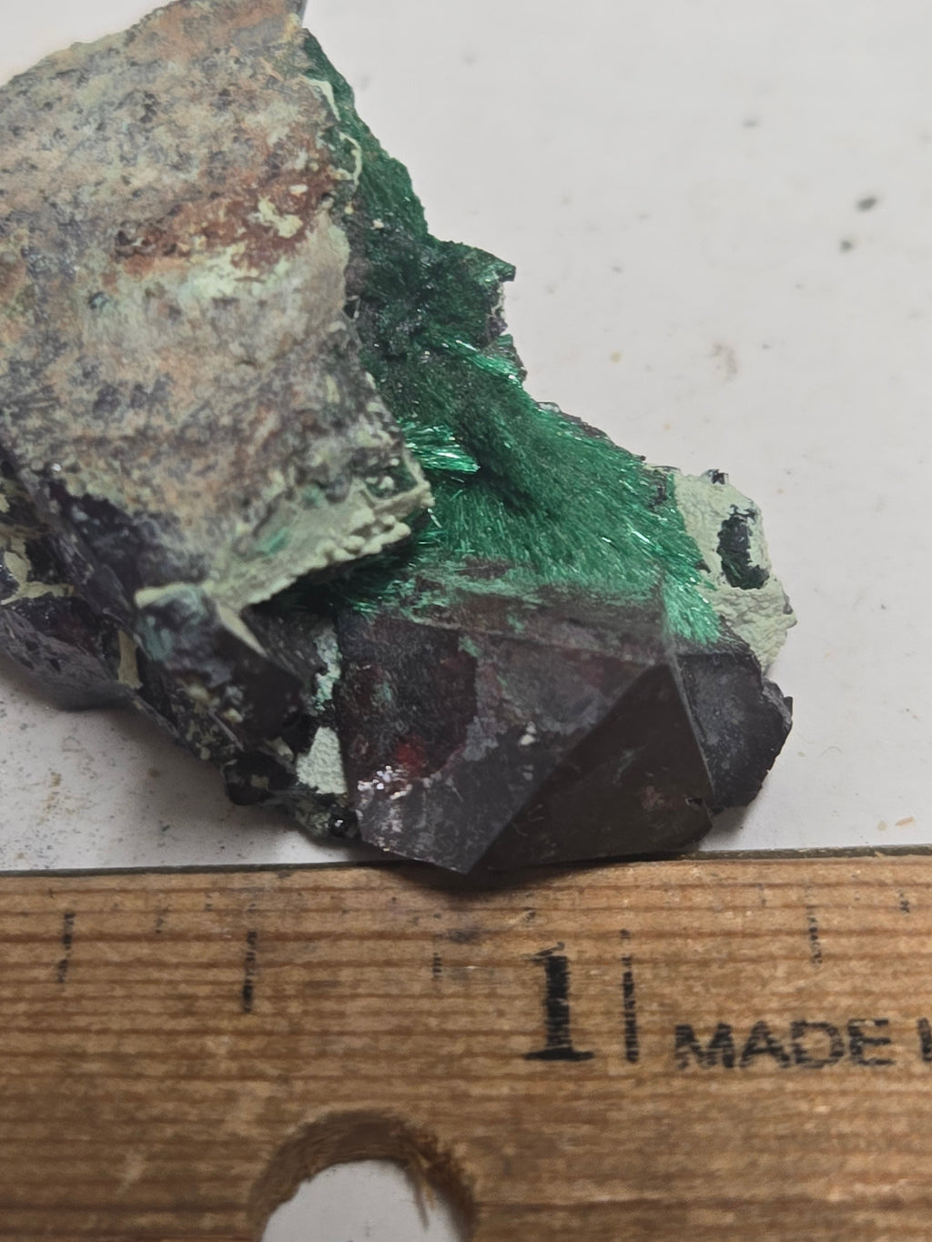 Cuprite and Malachite Specimen
