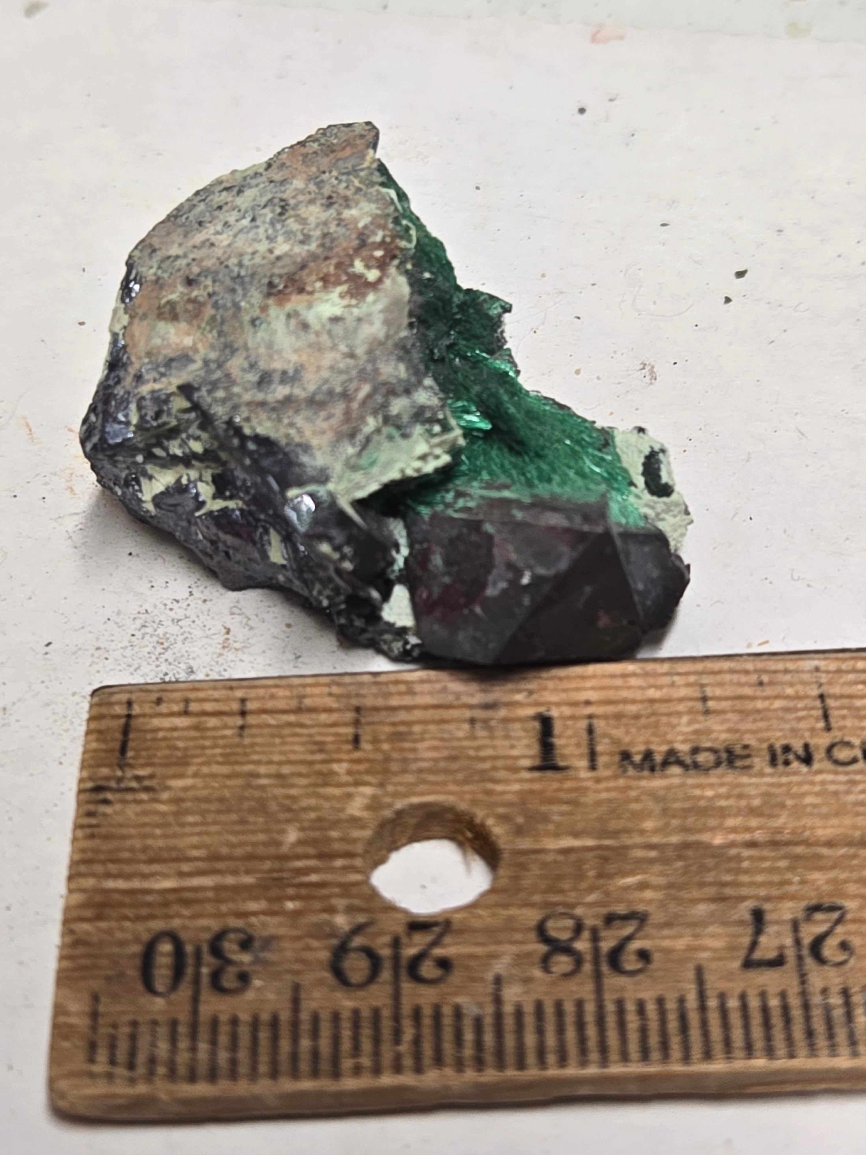 Cuprite and Malachite Specimen