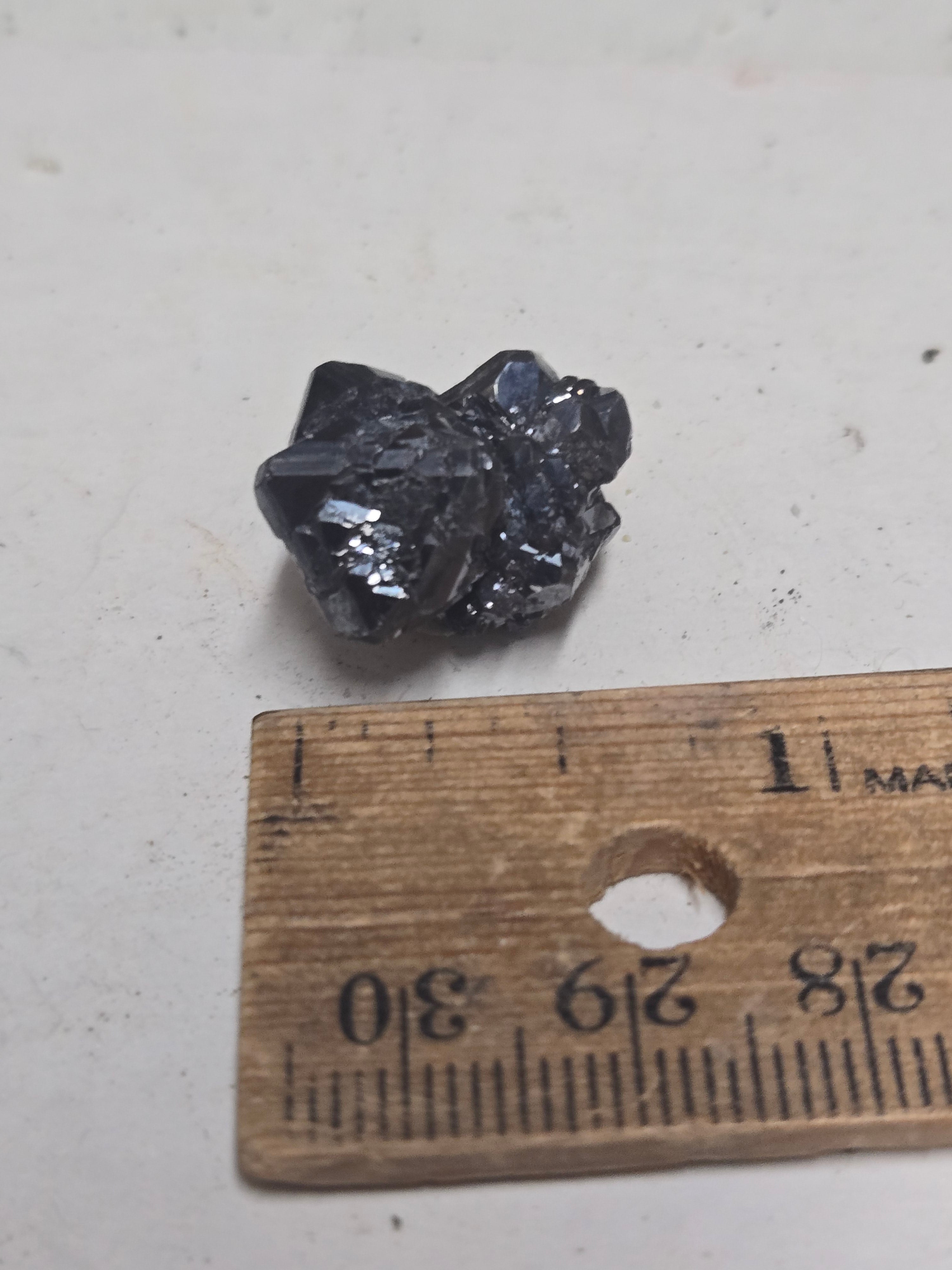Cuprite crystal cluster