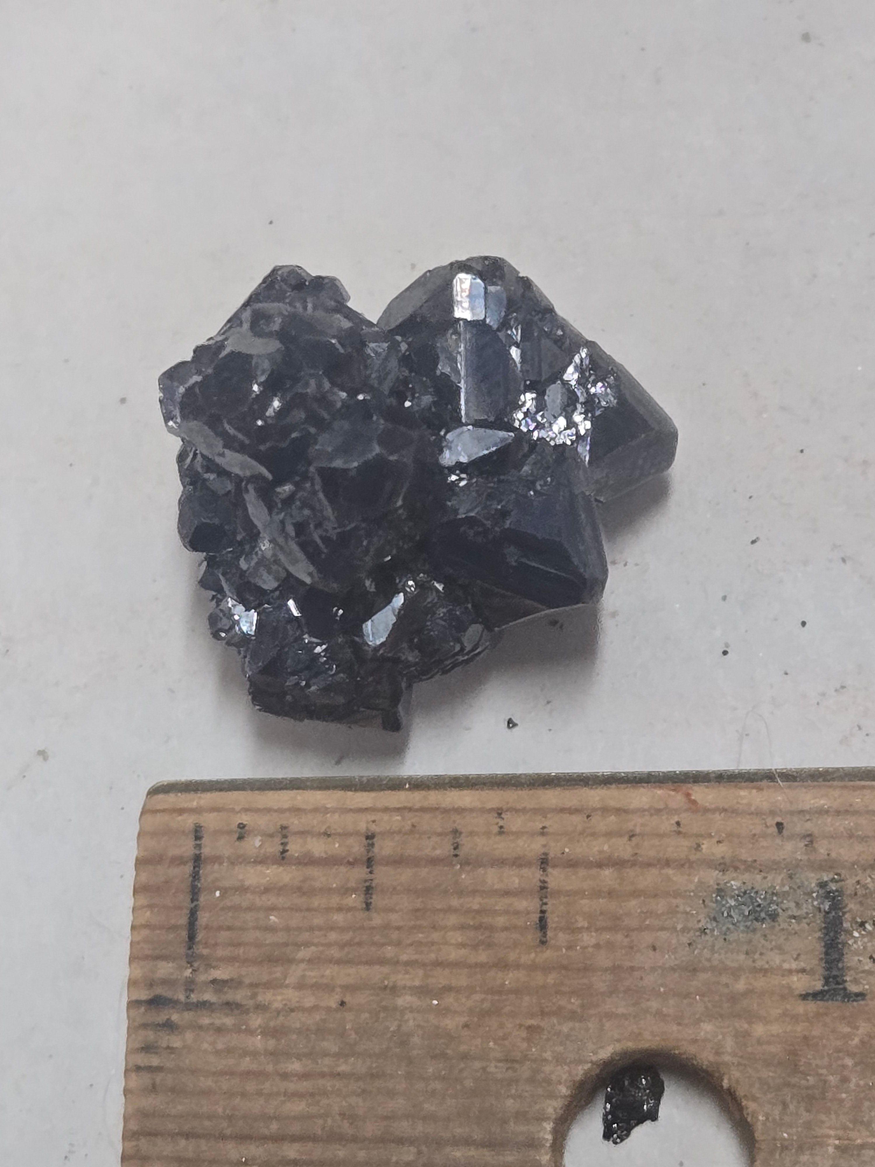 Cuprite crystal cluster