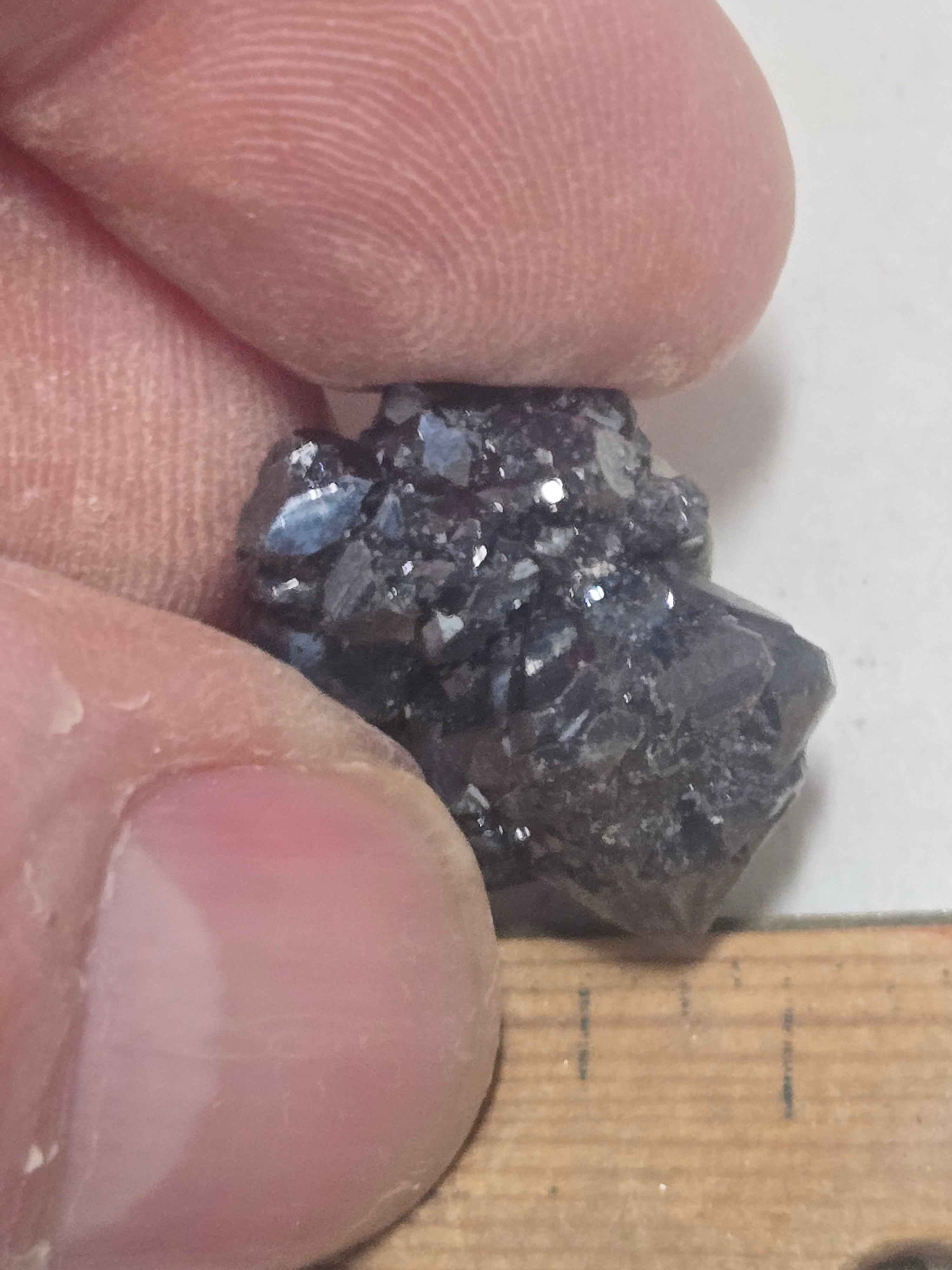 Cuprite crystal cluster