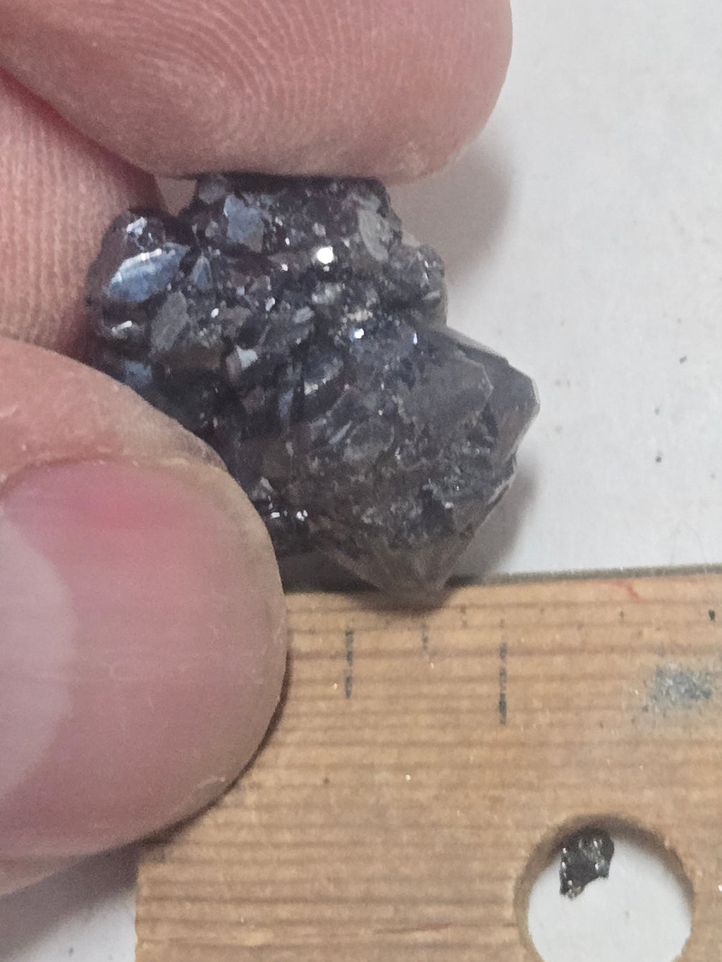 Cuprite crystal cluster