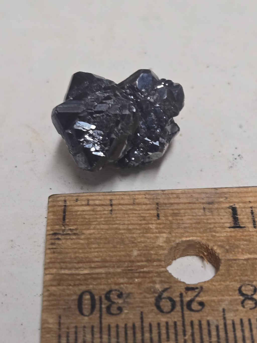 Cuprite crystal cluster