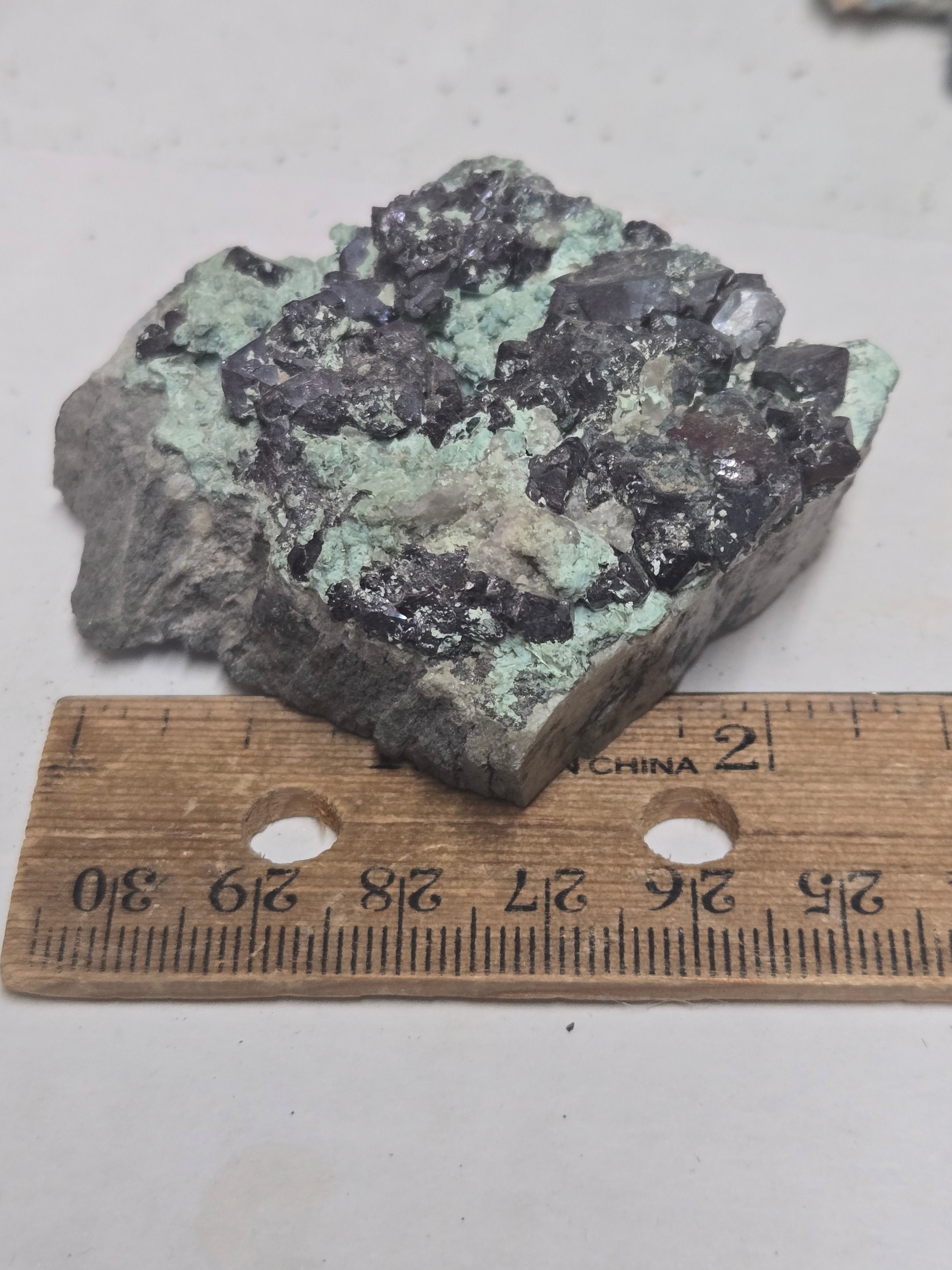 Cuprite with chrysocolla specimen