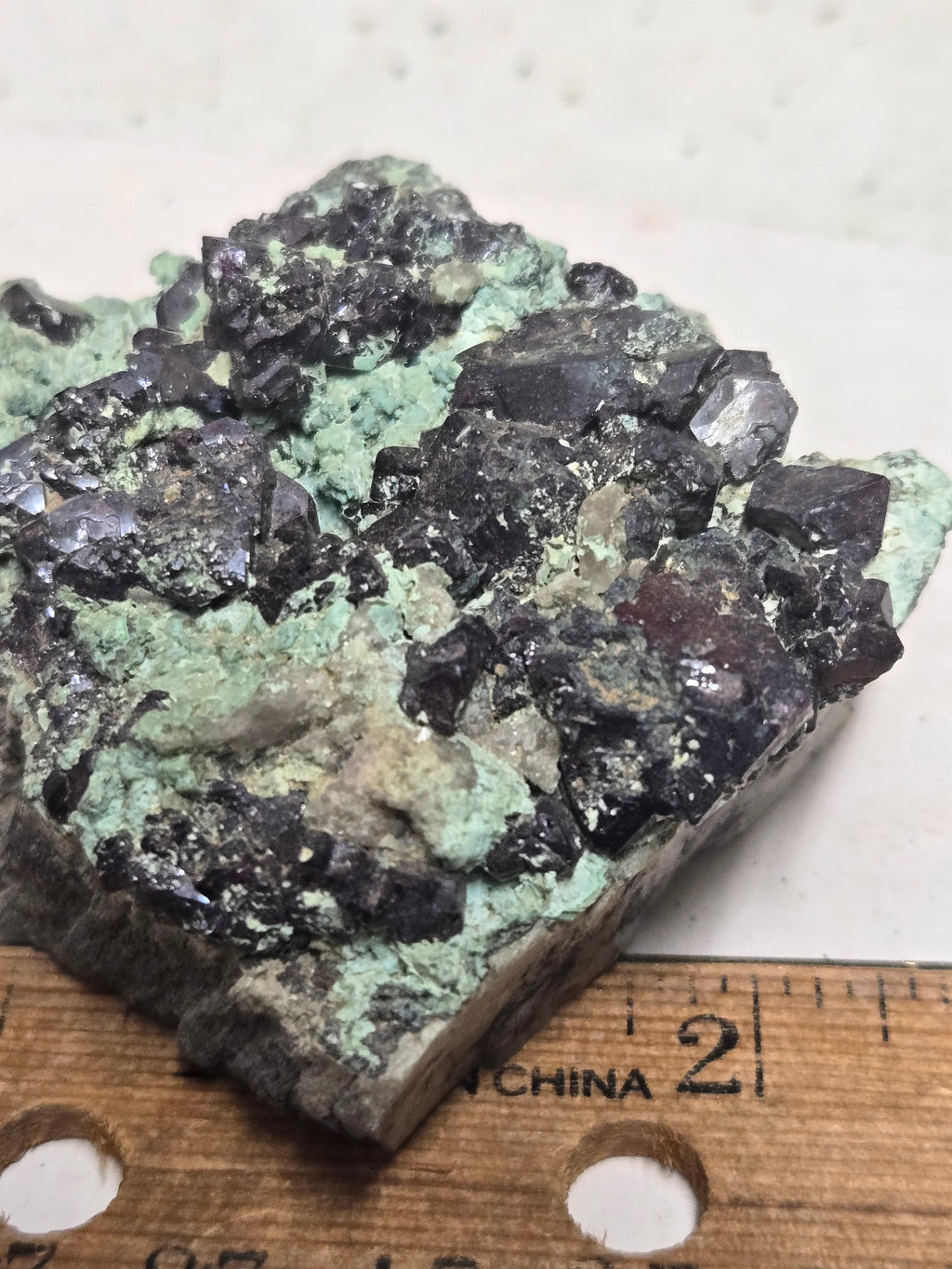 Cuprite with chrysocolla specimen