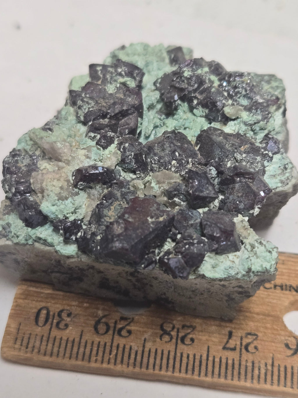 Cuprite with chrysocolla specimen