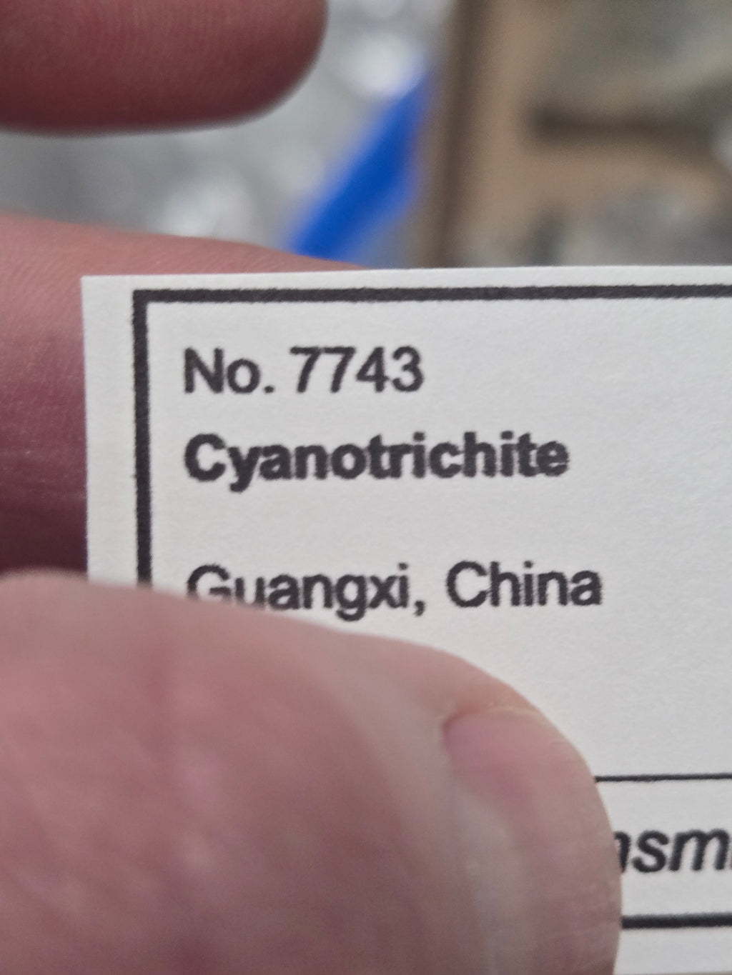 Cyanotrichite