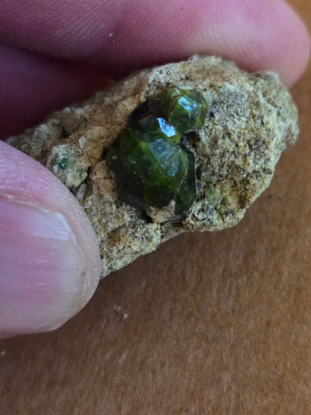 Demantoid garnet