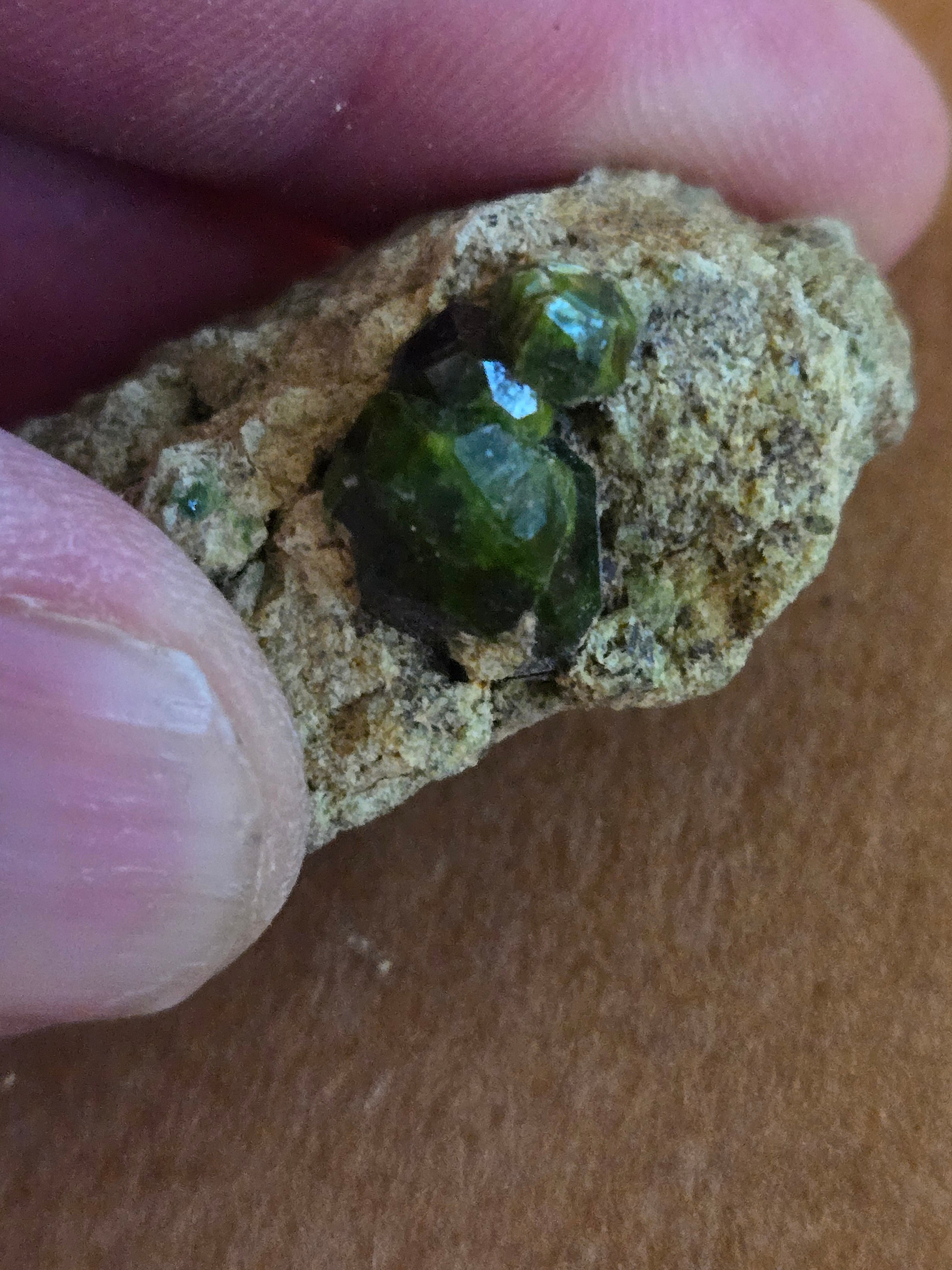 Demantoid garnet