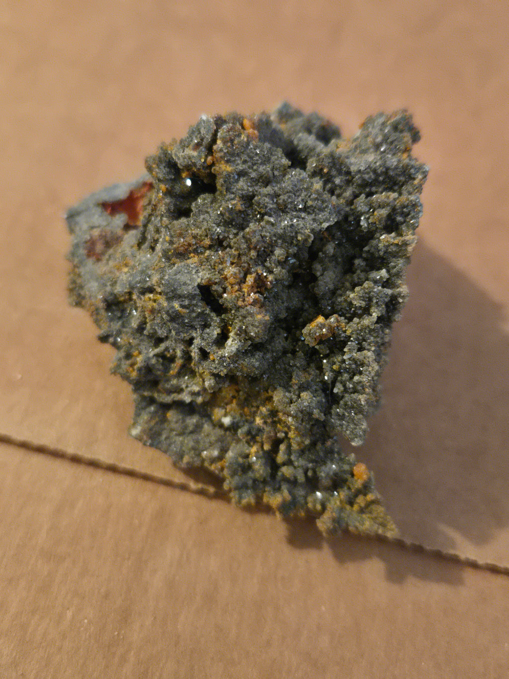 Descloizite crystals