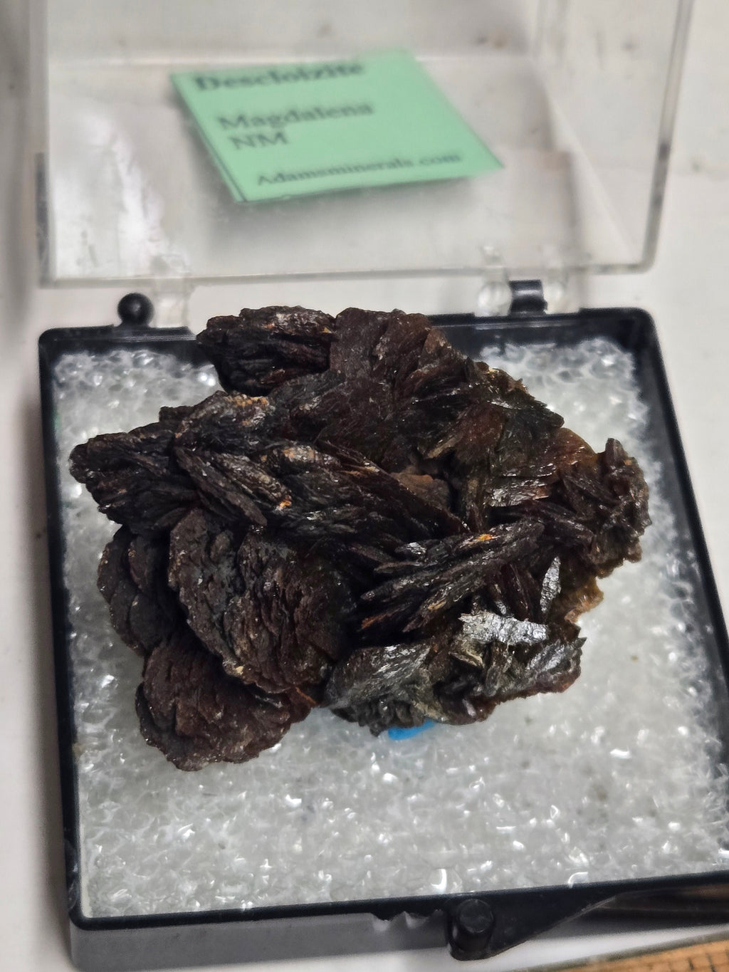 Descloizite crystals