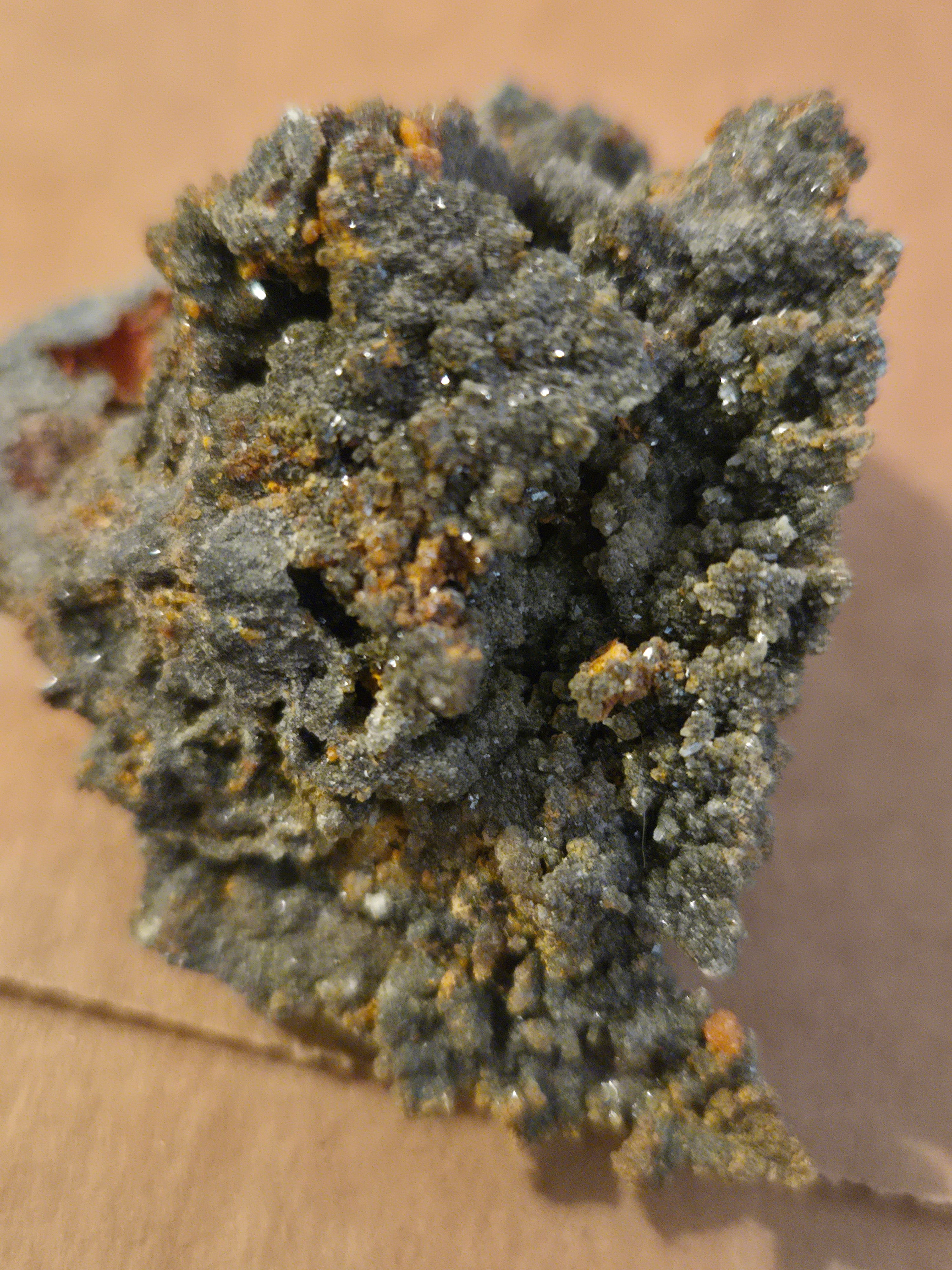 Descloizite crystals