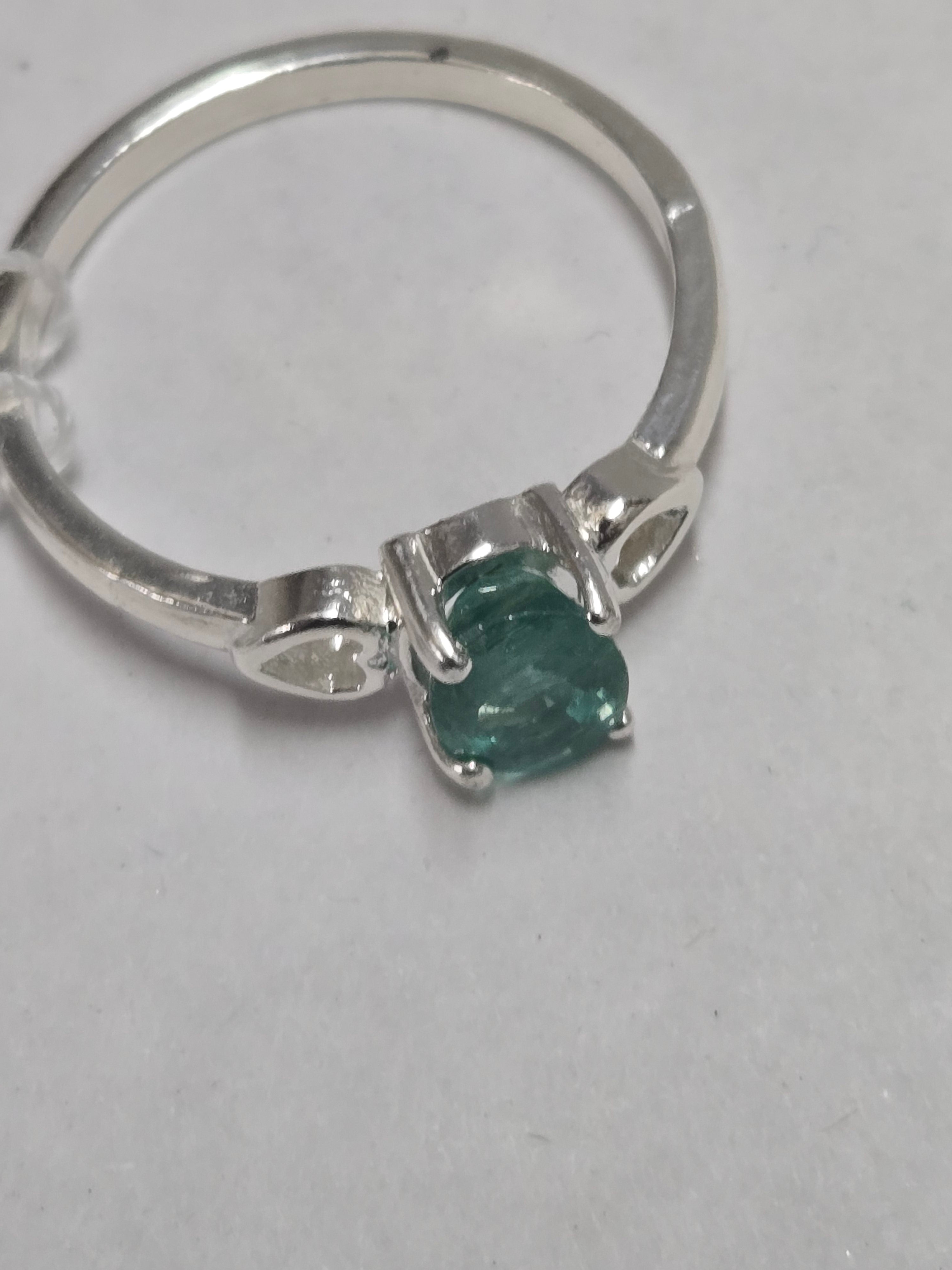 Emerald Heart Ring