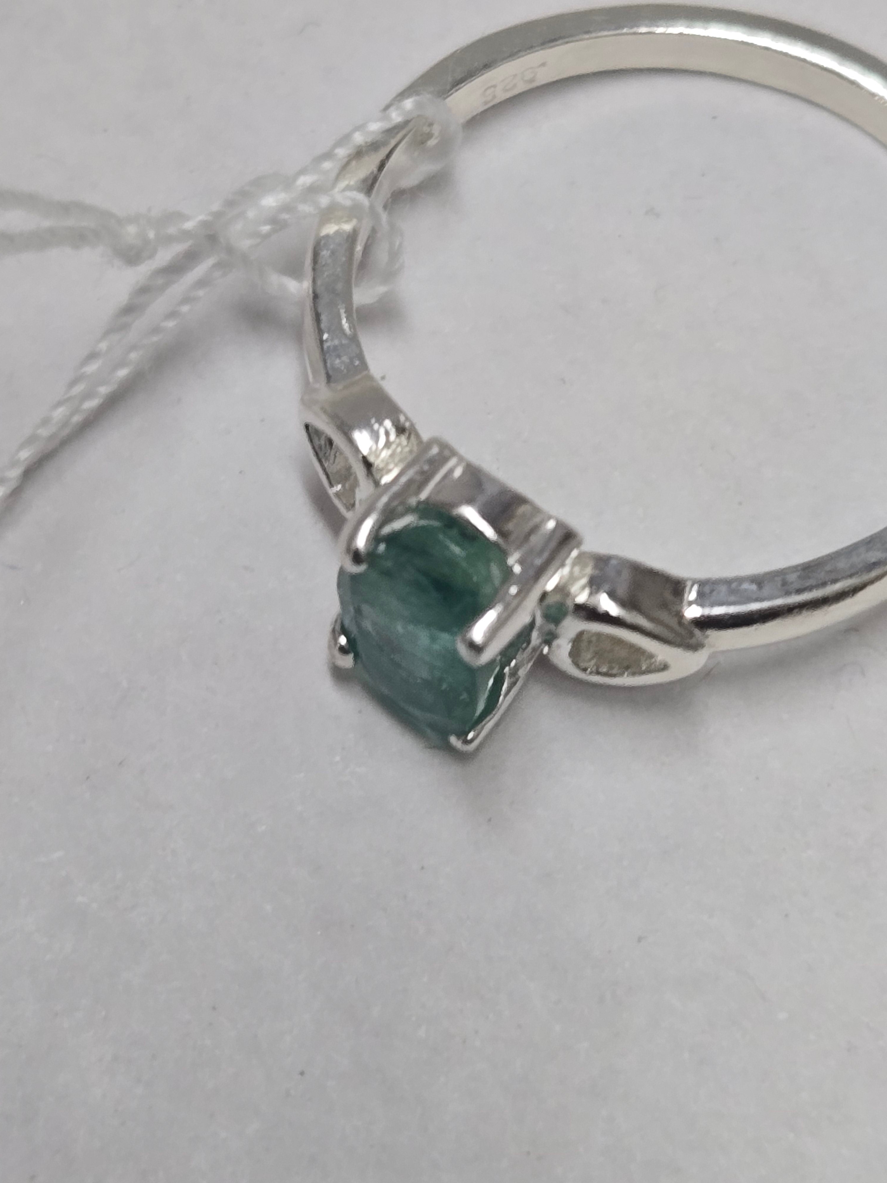 Emerald Heart Ring