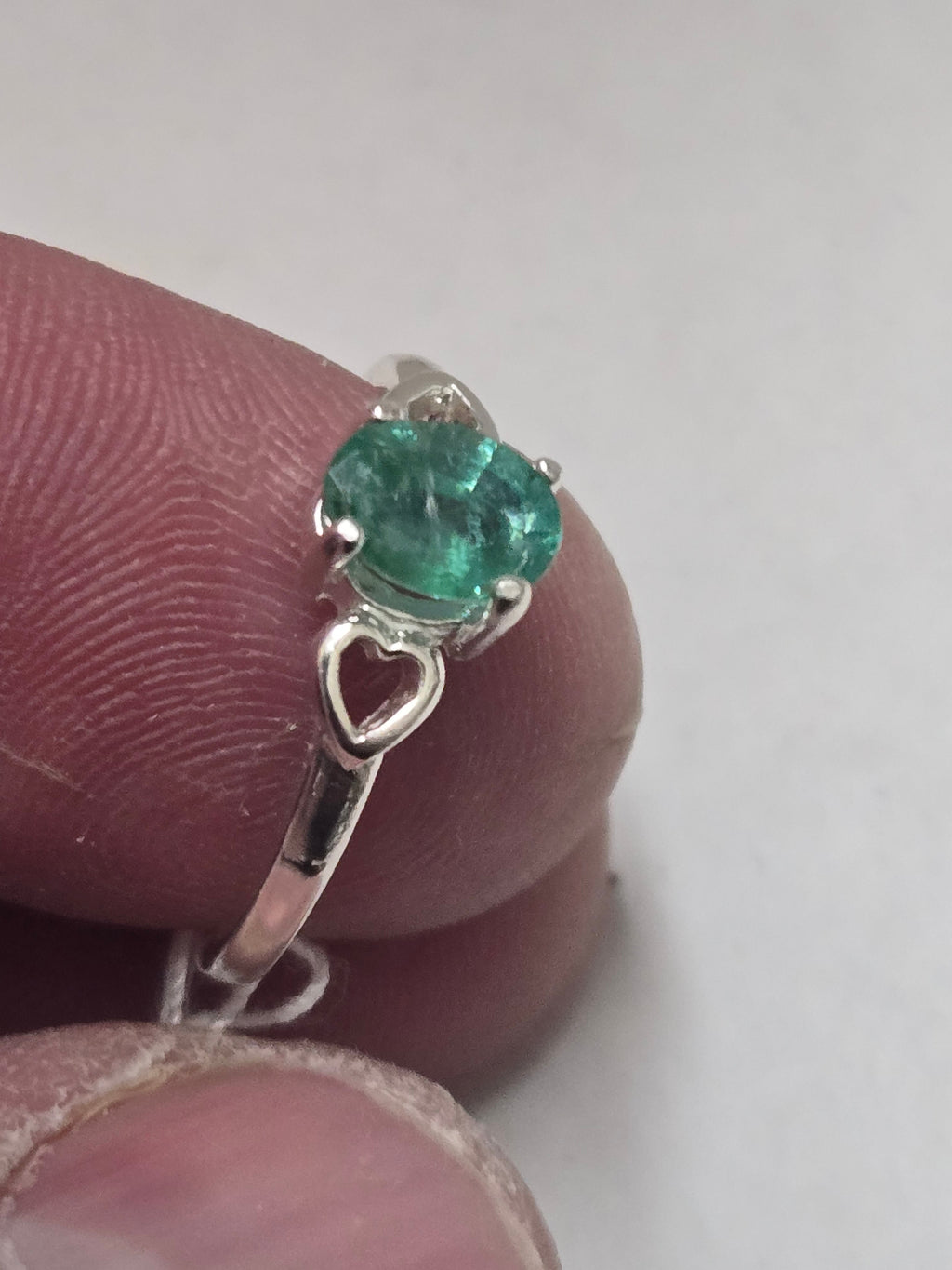 Emerald Heart Ring