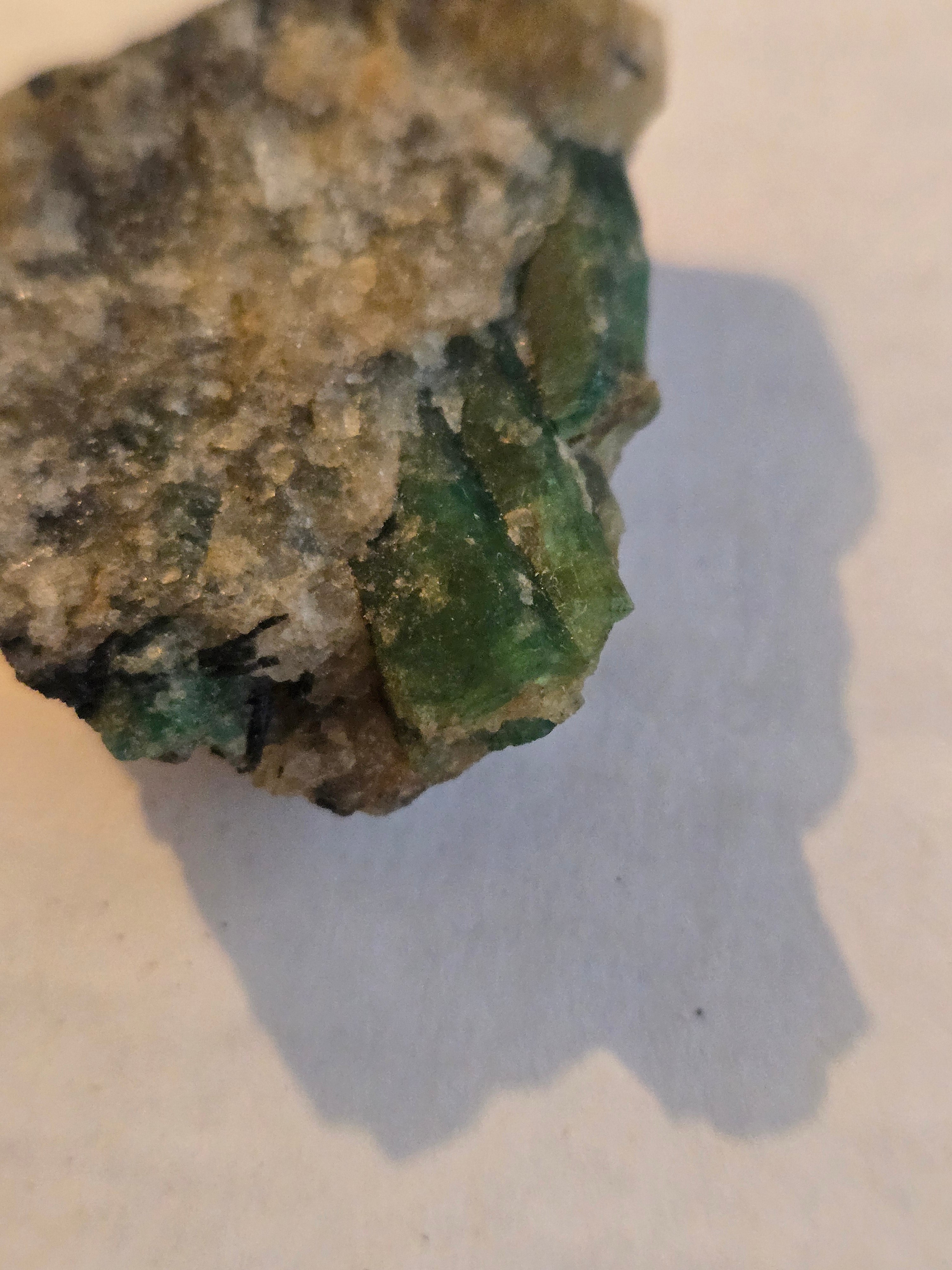 Emerald in matrix