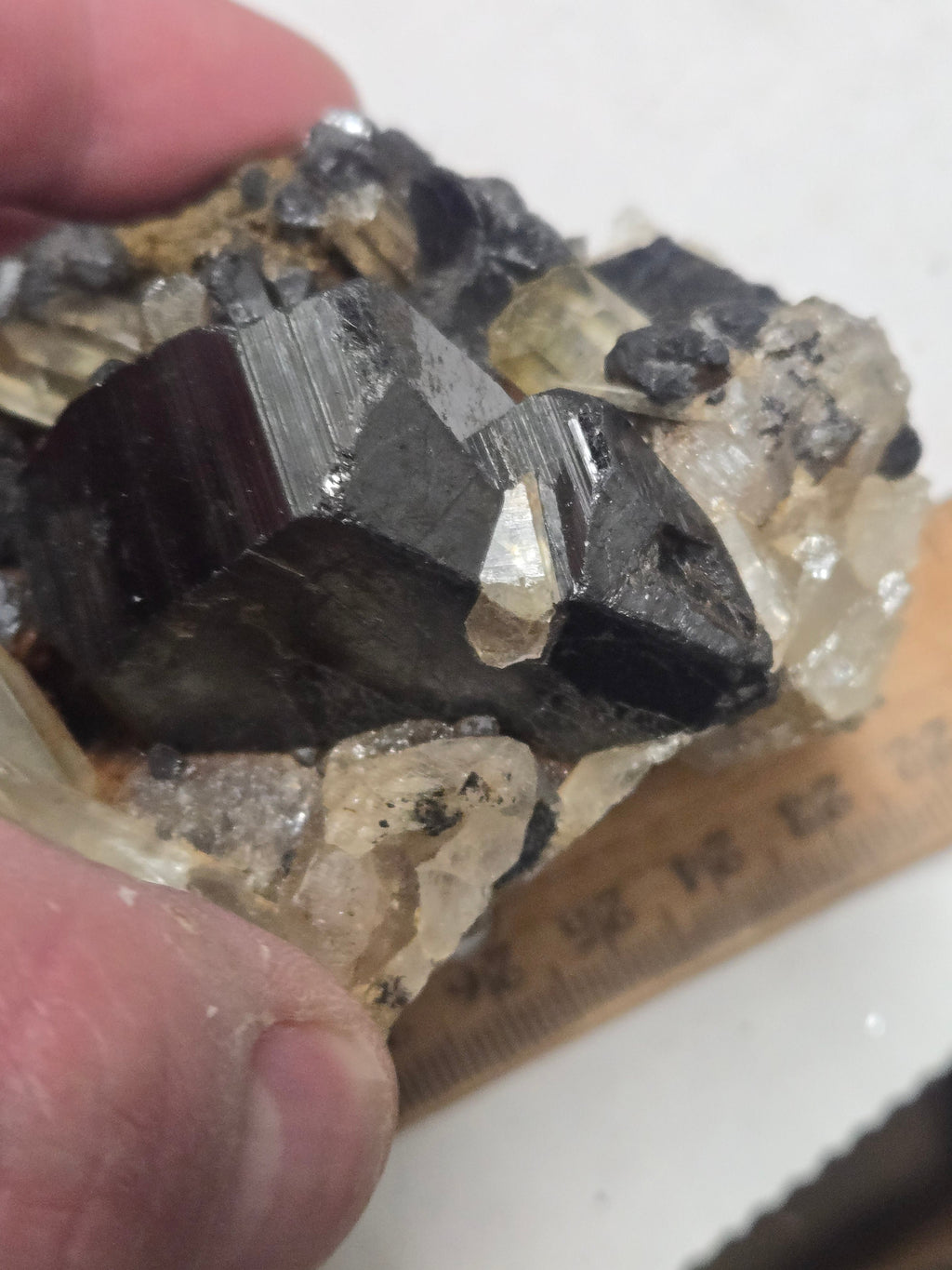 Ferberite with quartz