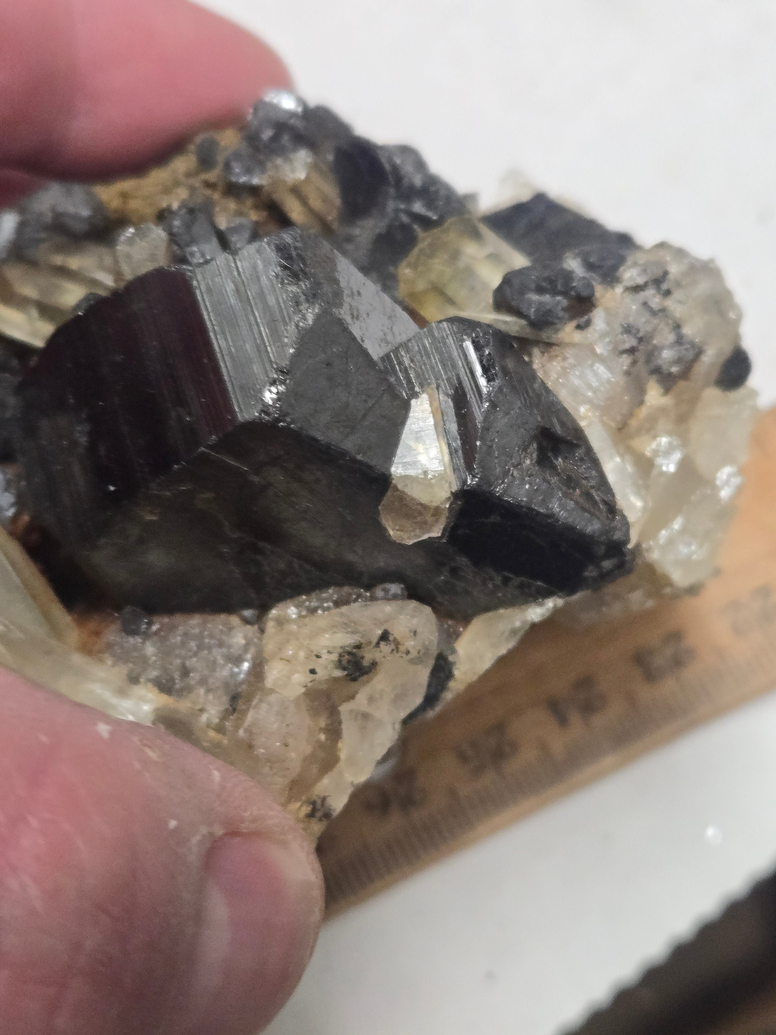 Ferberite with quartz