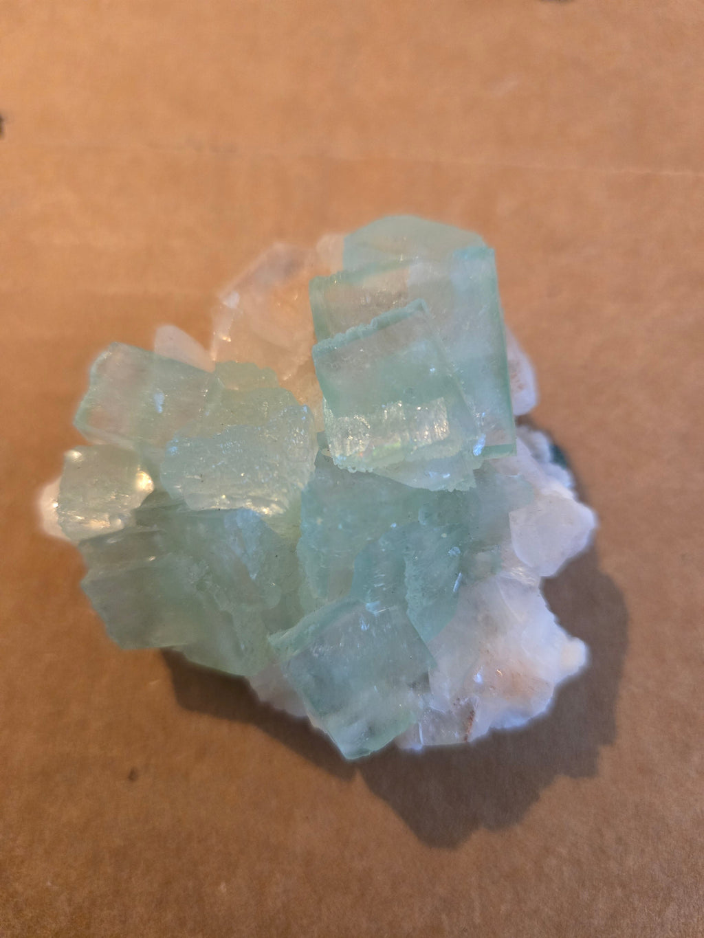 Fluorapophyllite specimen
