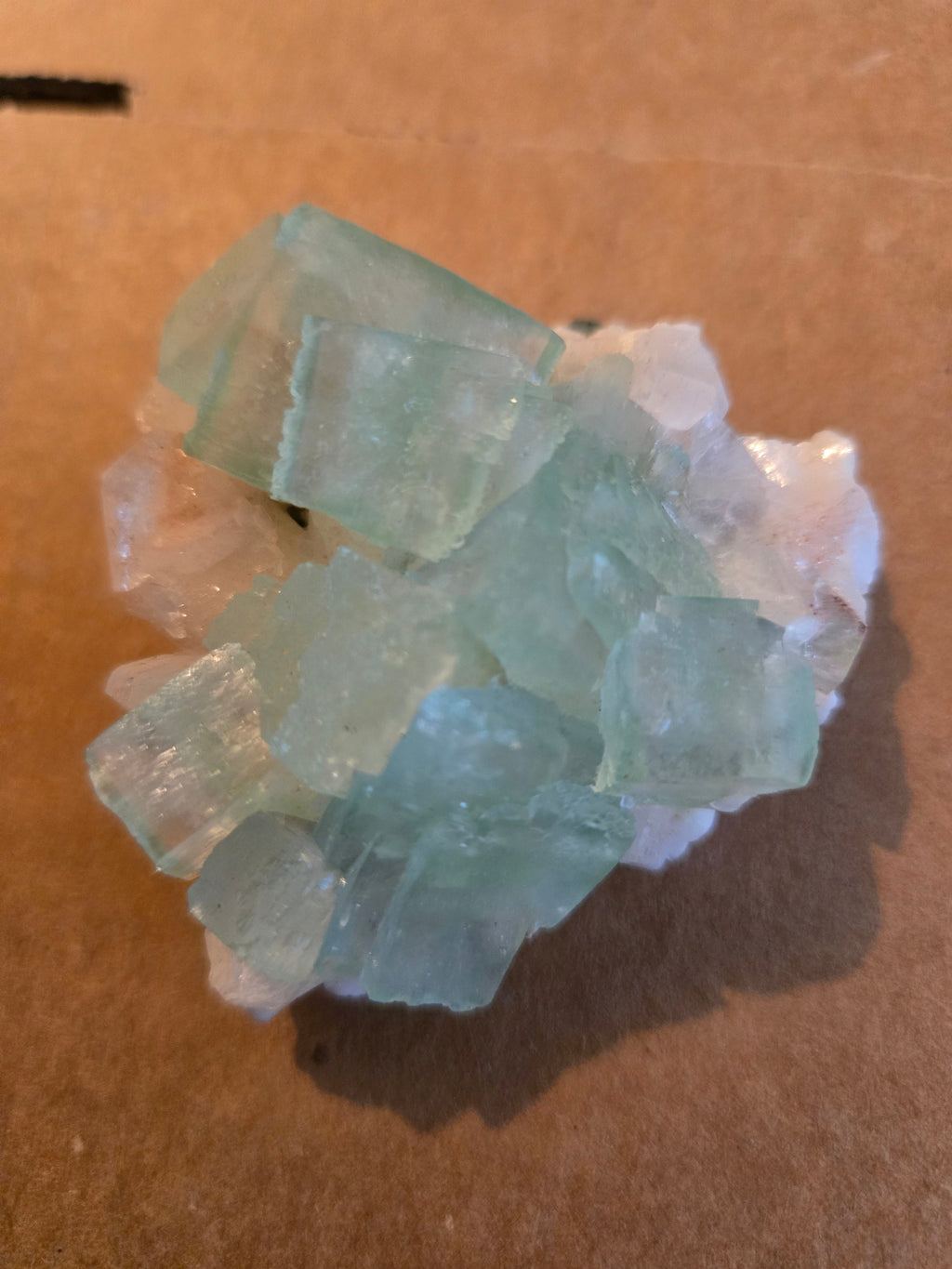 Fluorapophyllite specimen