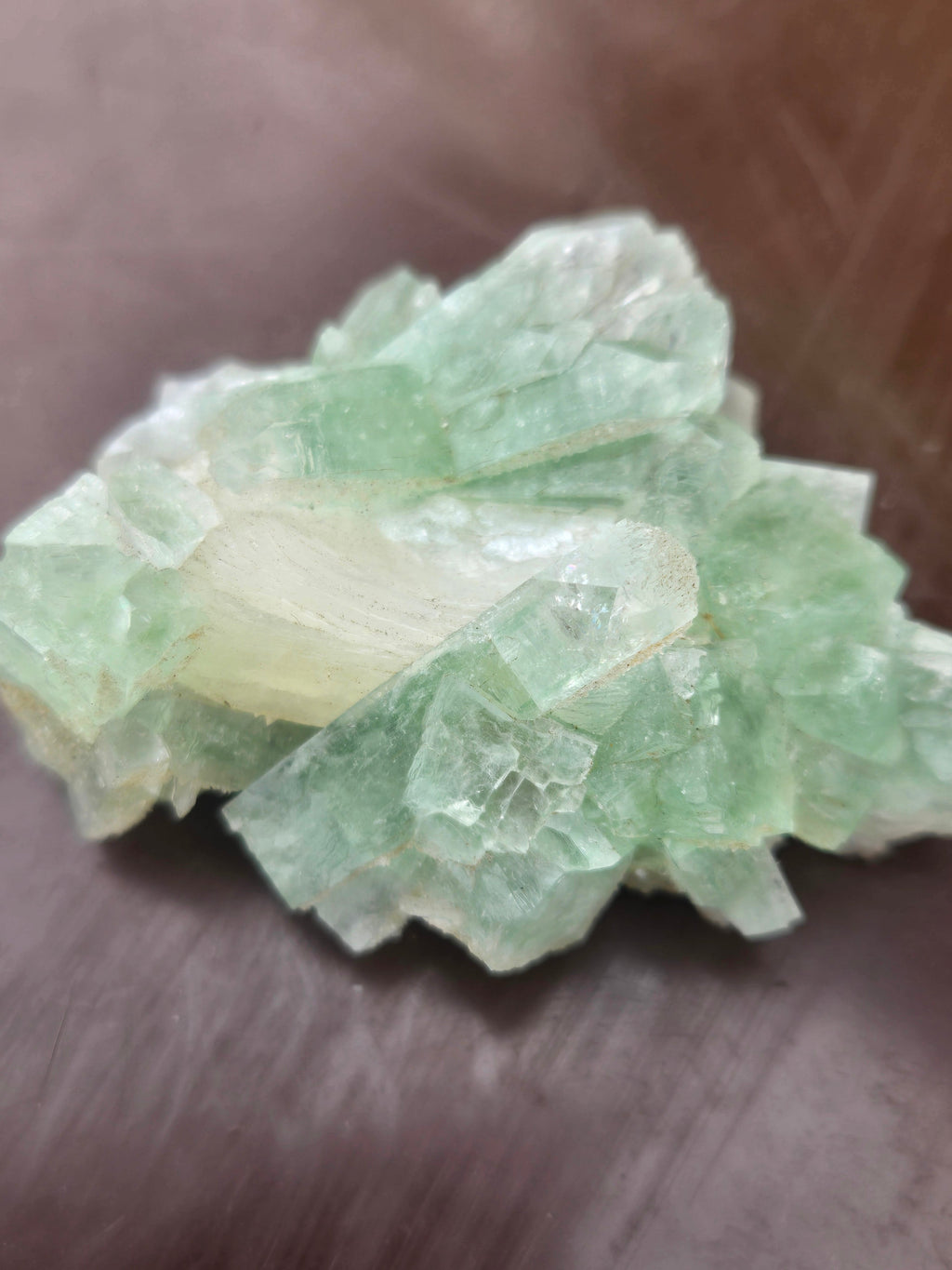 Fluorapophyllite stilbite