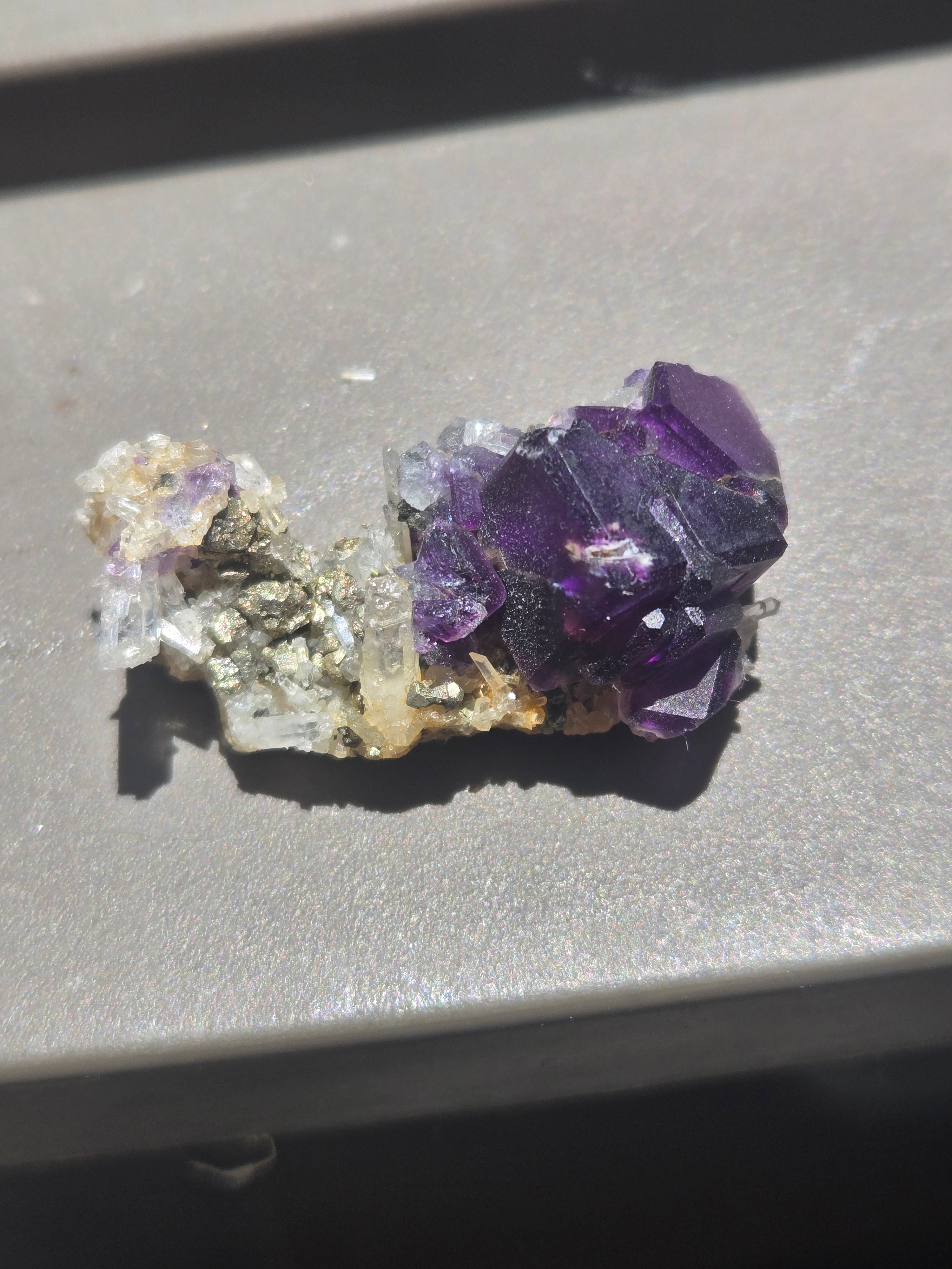 Fluorite apatite quartz