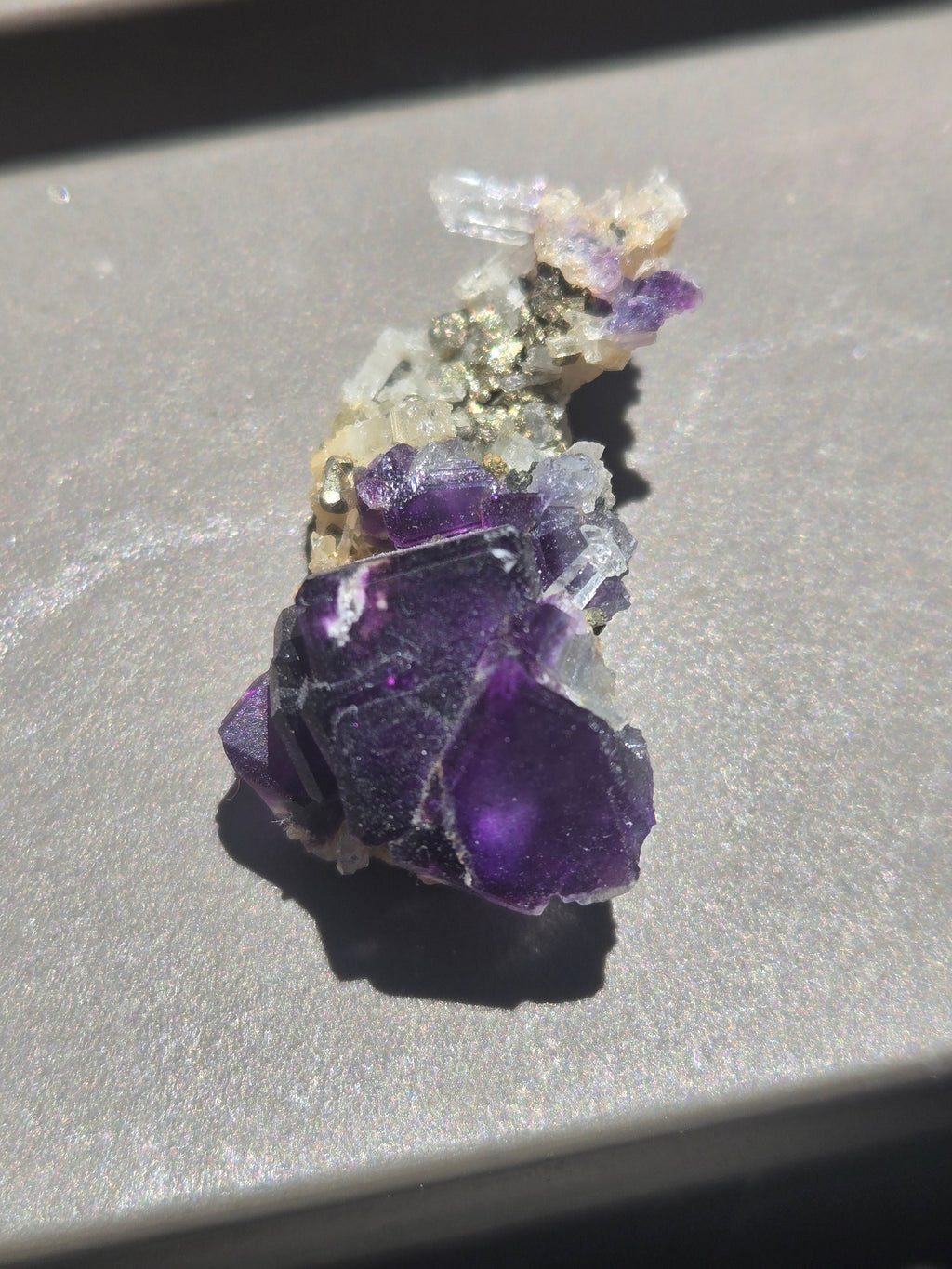 Fluorite apatite quartz