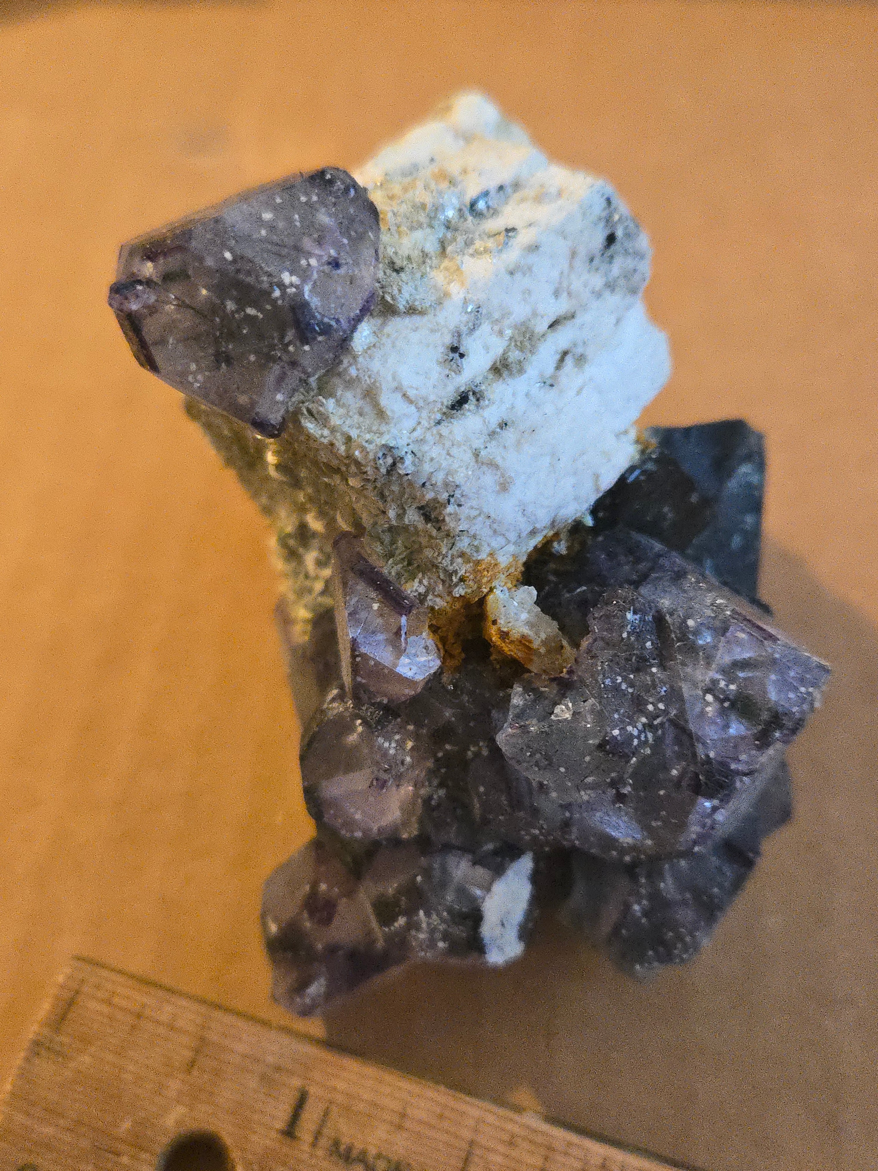 Fluorite Schorl Tourmaline Cluster