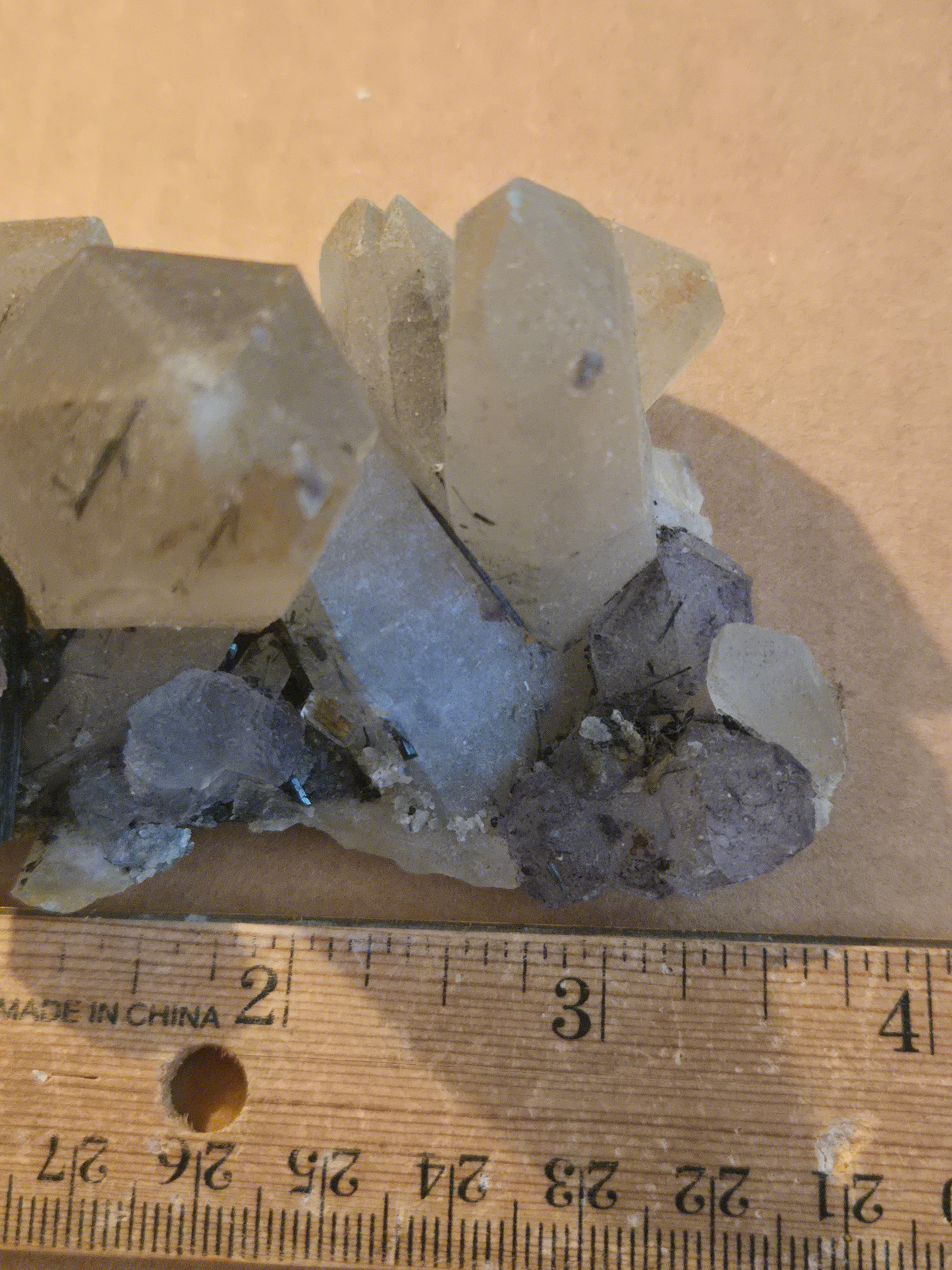 Fluorite Schorl Tourmaline Quartz Cluster