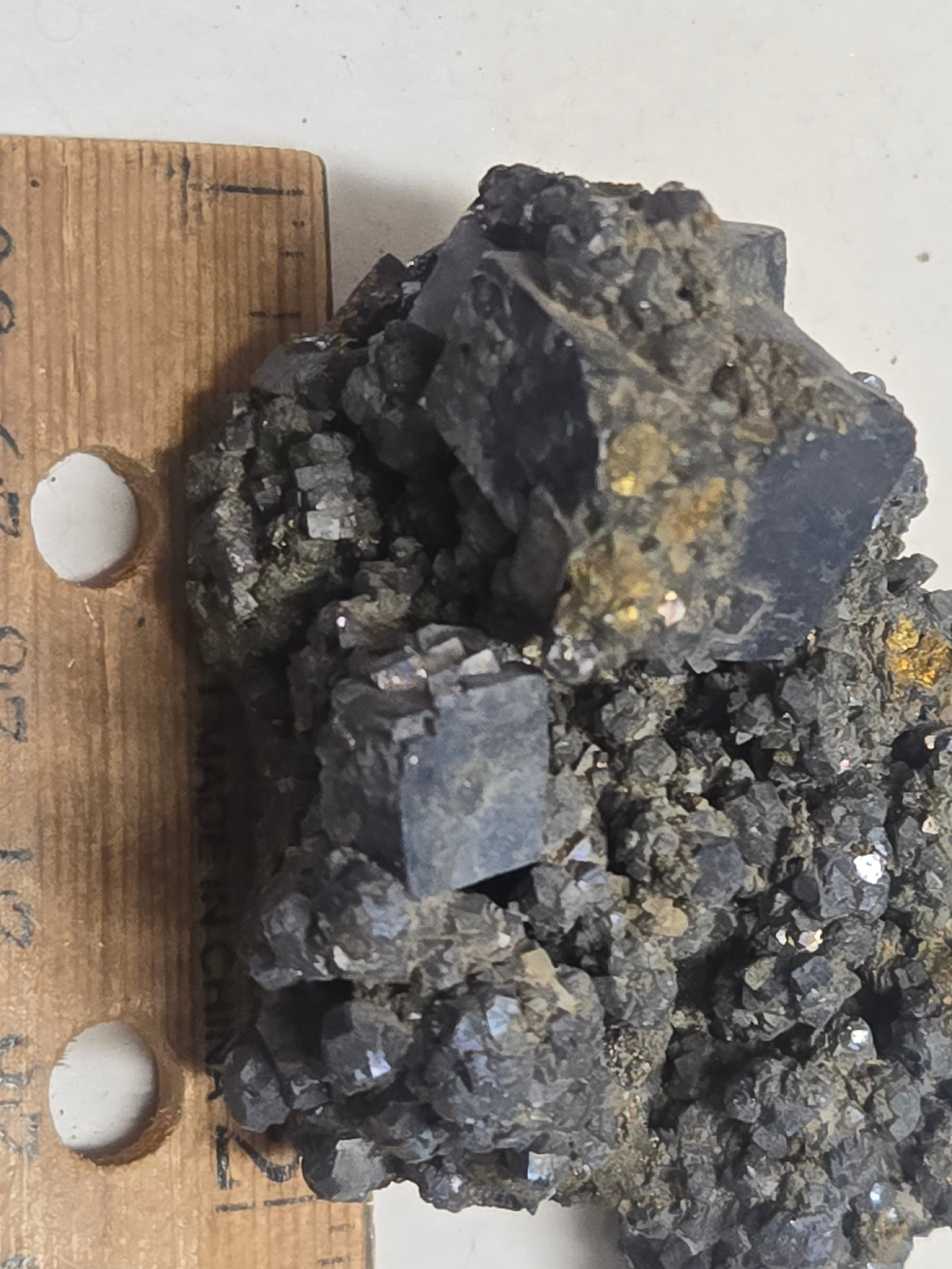 Galena and marcasite