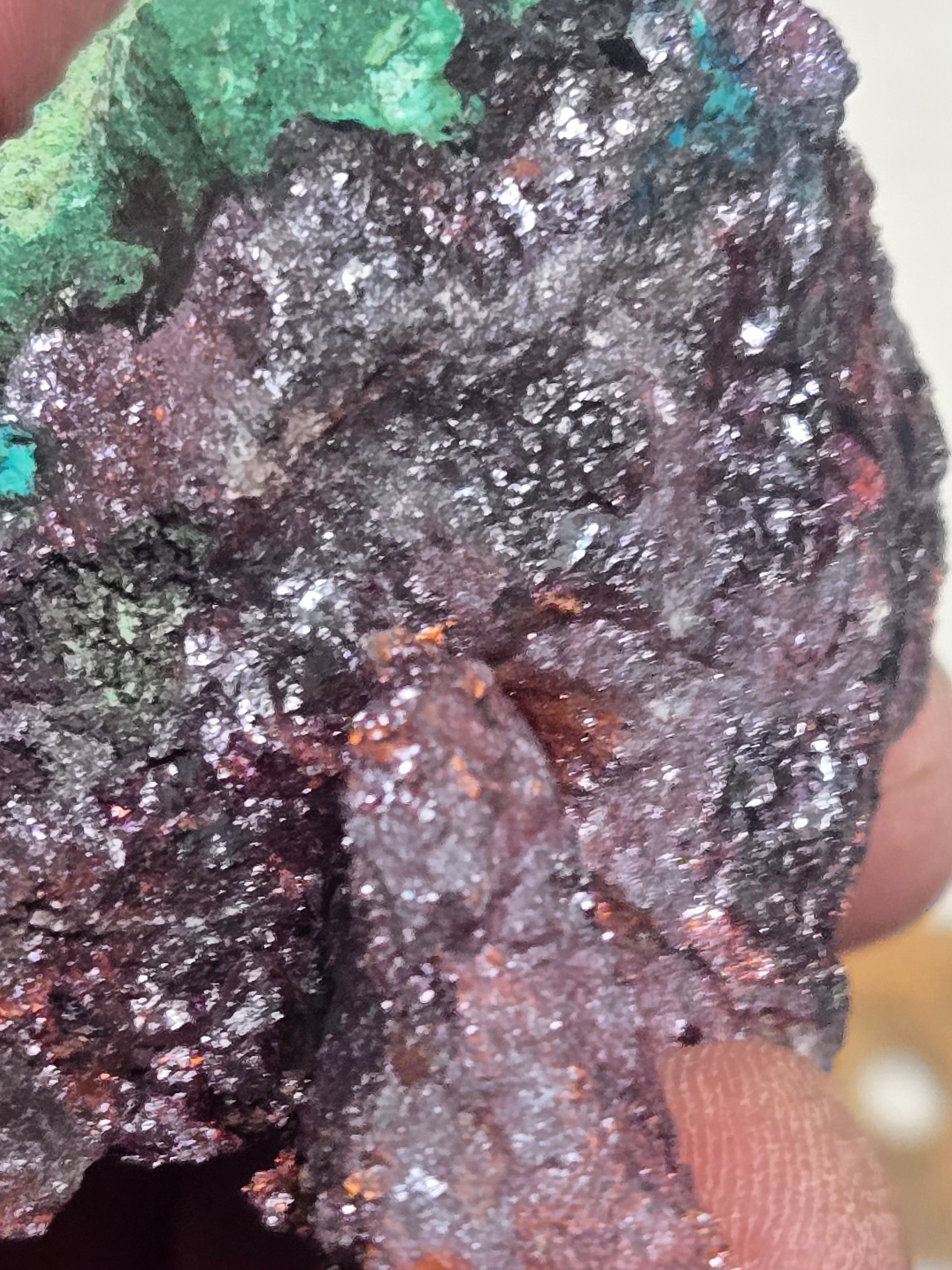 Gerhardtite,Atacamite and Cuprite from Tenke Mine