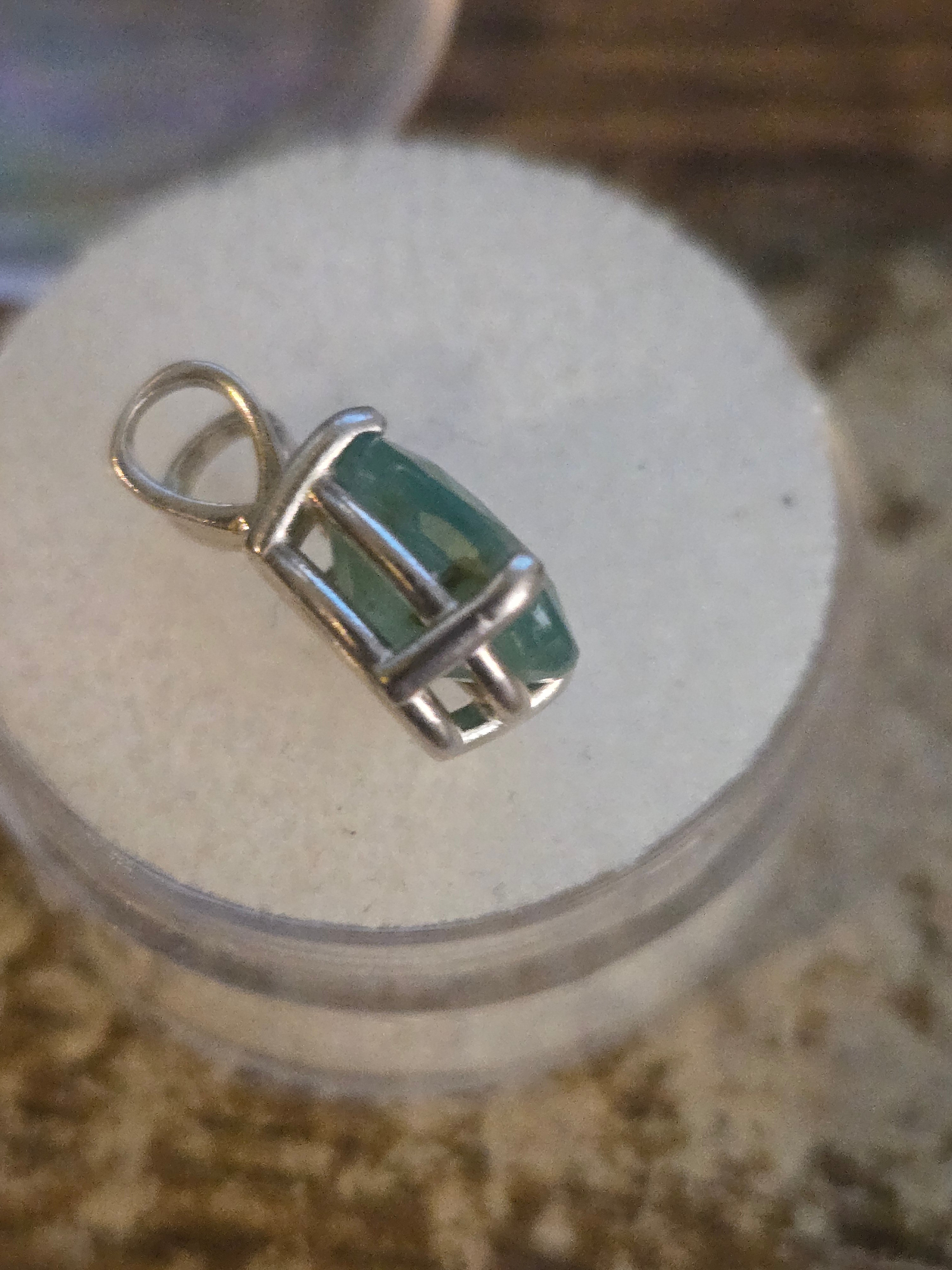 Grandidierite pendant