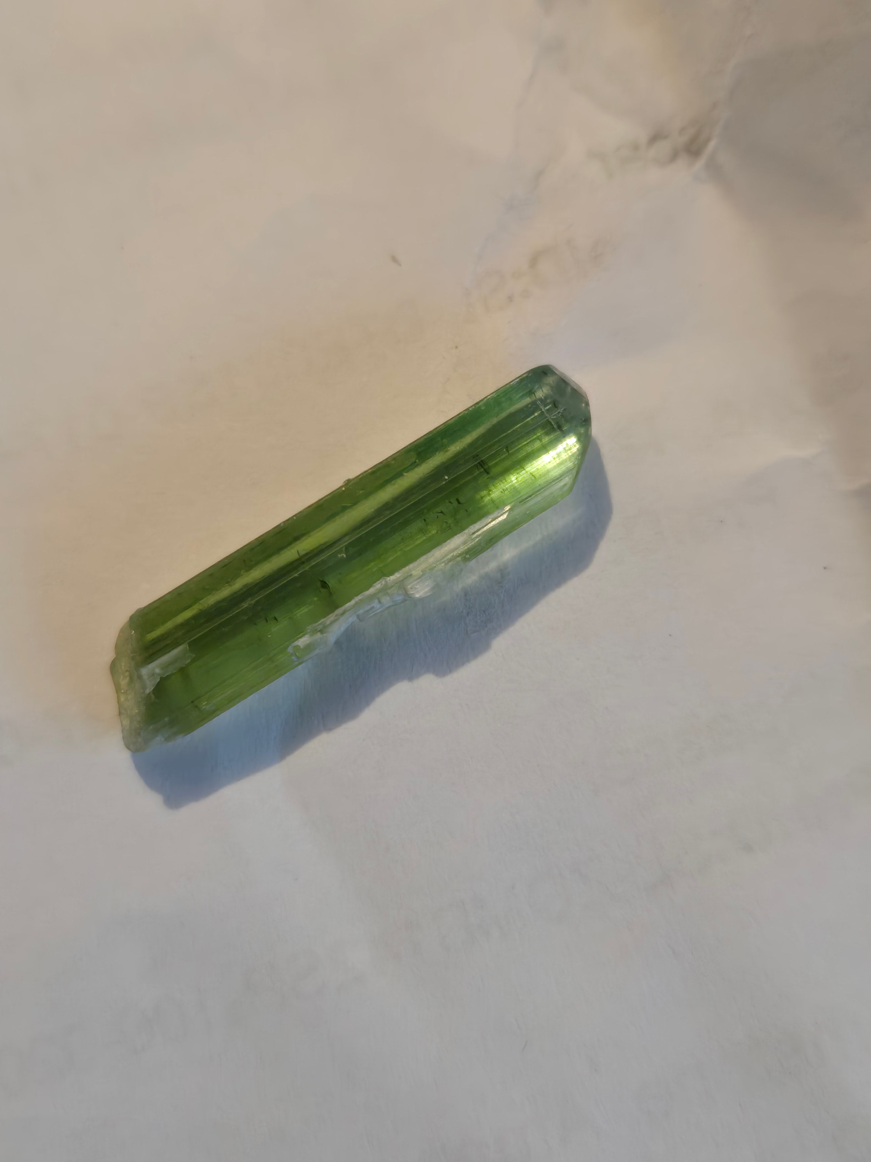 Green/blue Tourmaline indicolite rare gem