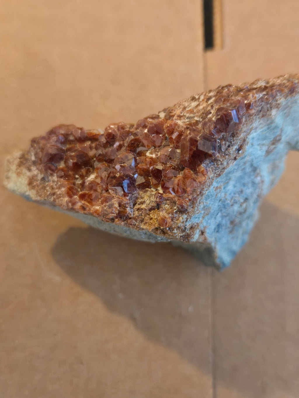 Grossular garnet and diopside