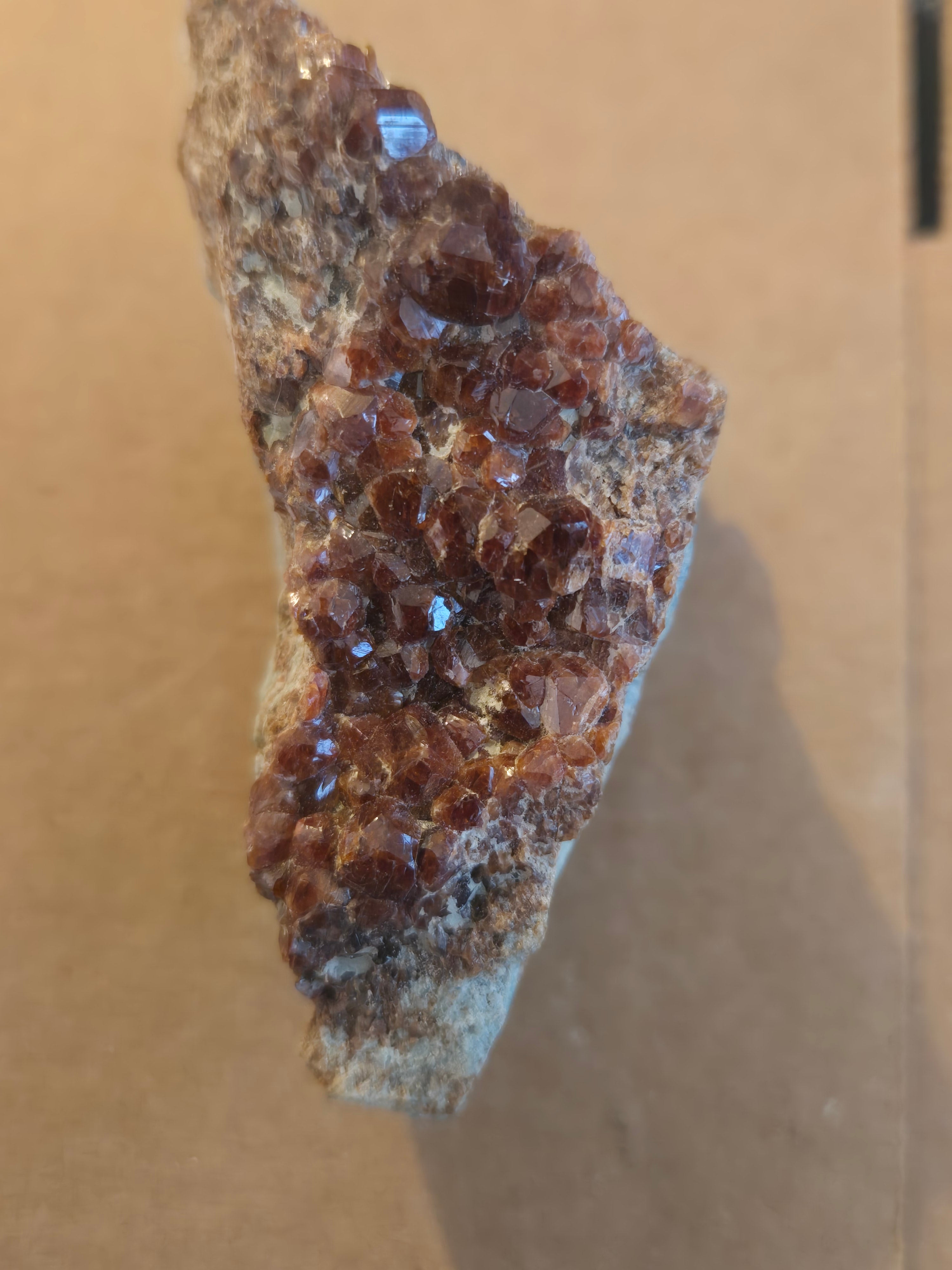 Grossular garnet and diopside