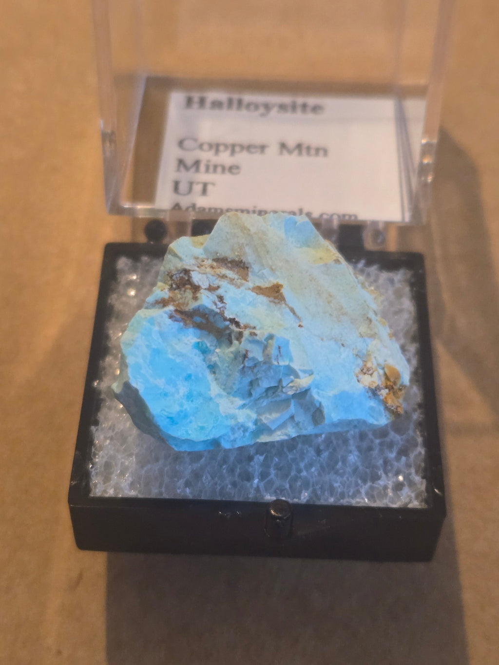 Halloysite var cuprian