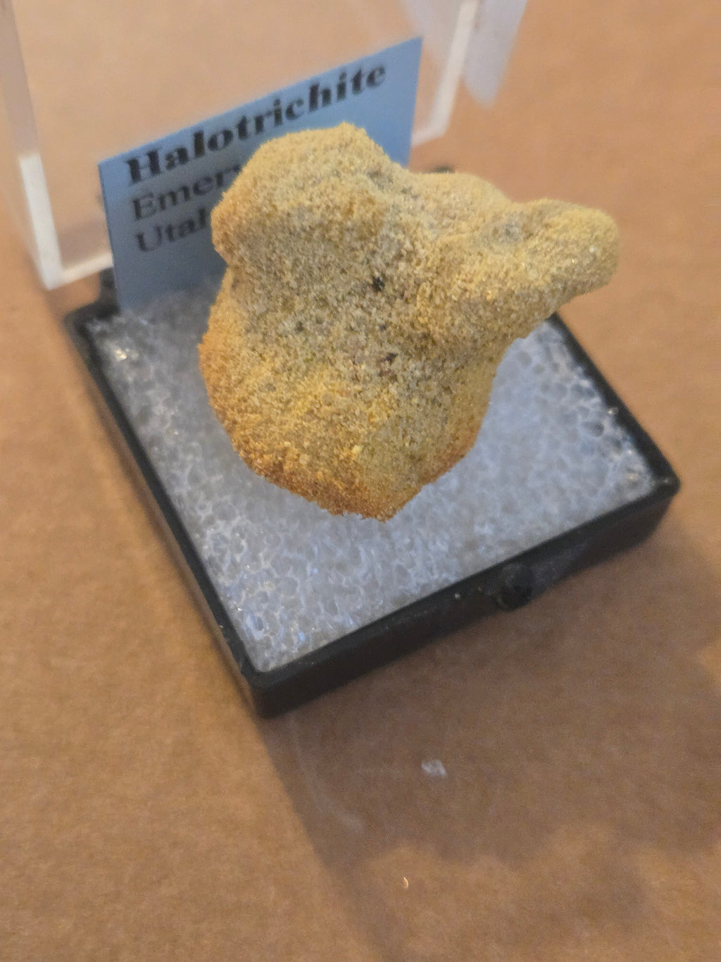 Halotrichite with copiapite