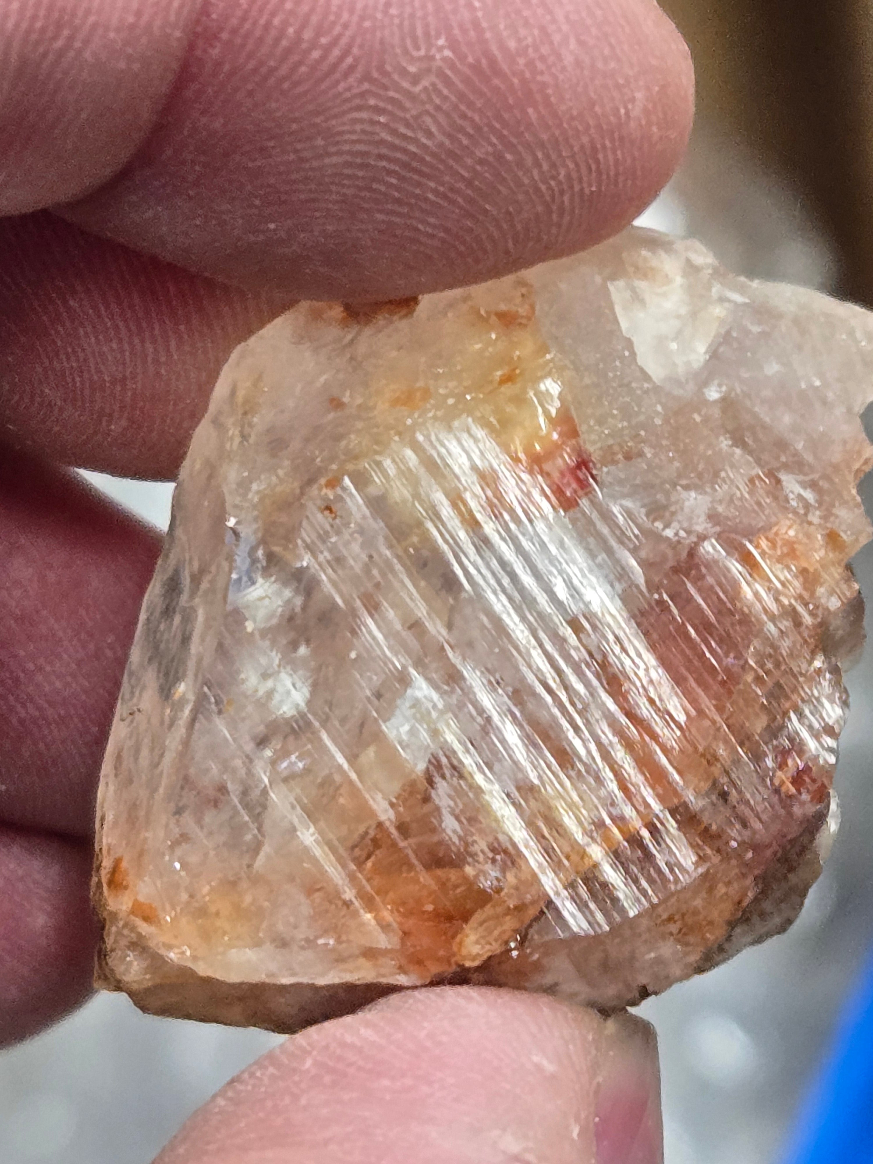 Hematite included Quartz Crystal