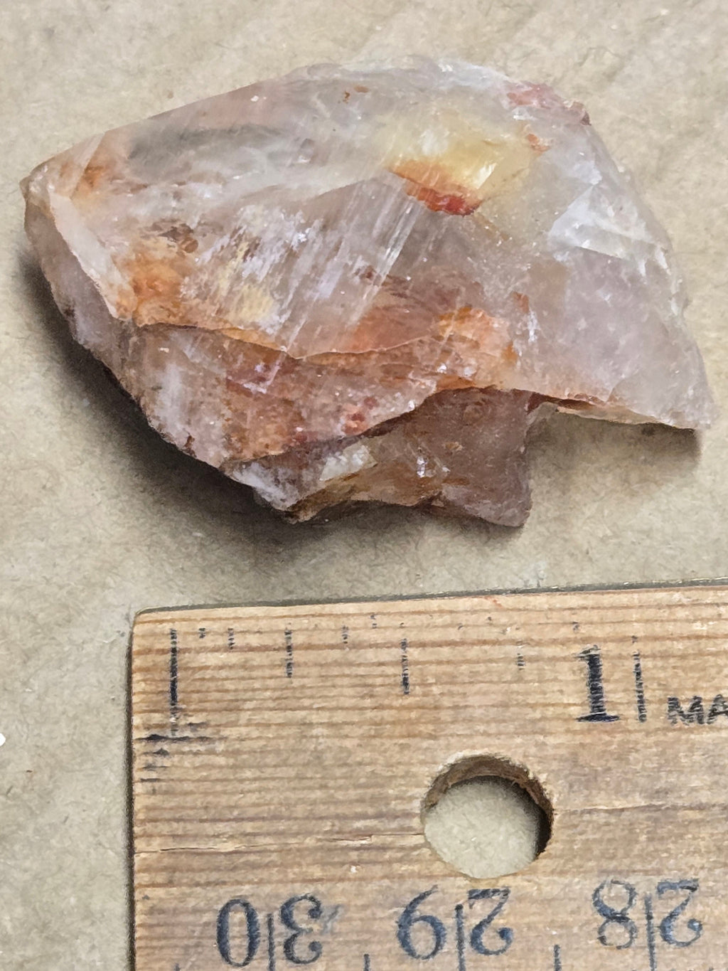 Hematite included Quartz Crystal