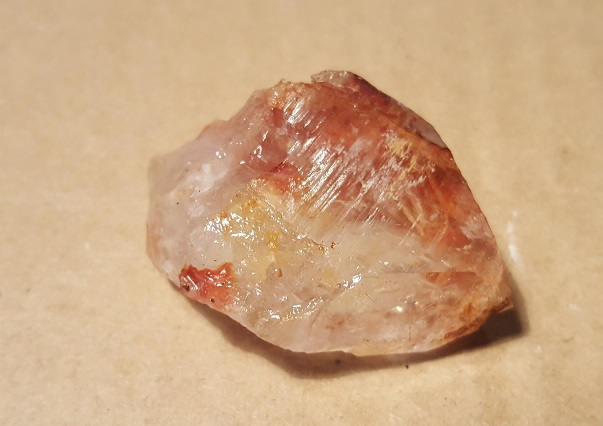 Hematite included Quartz Crystal