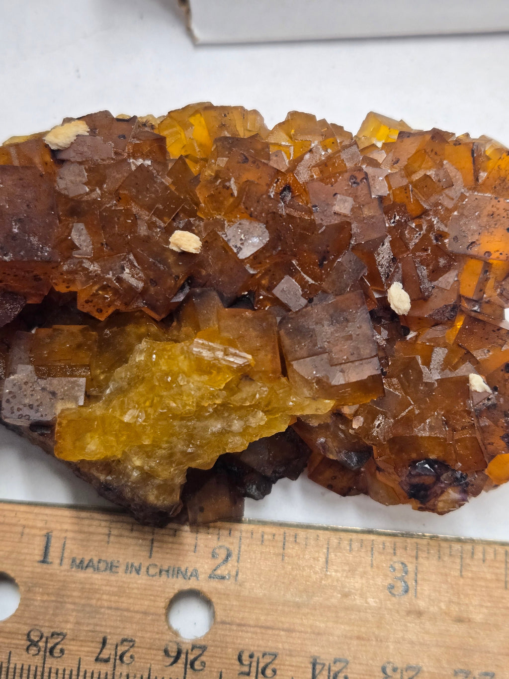 Honey Fluorite specimen