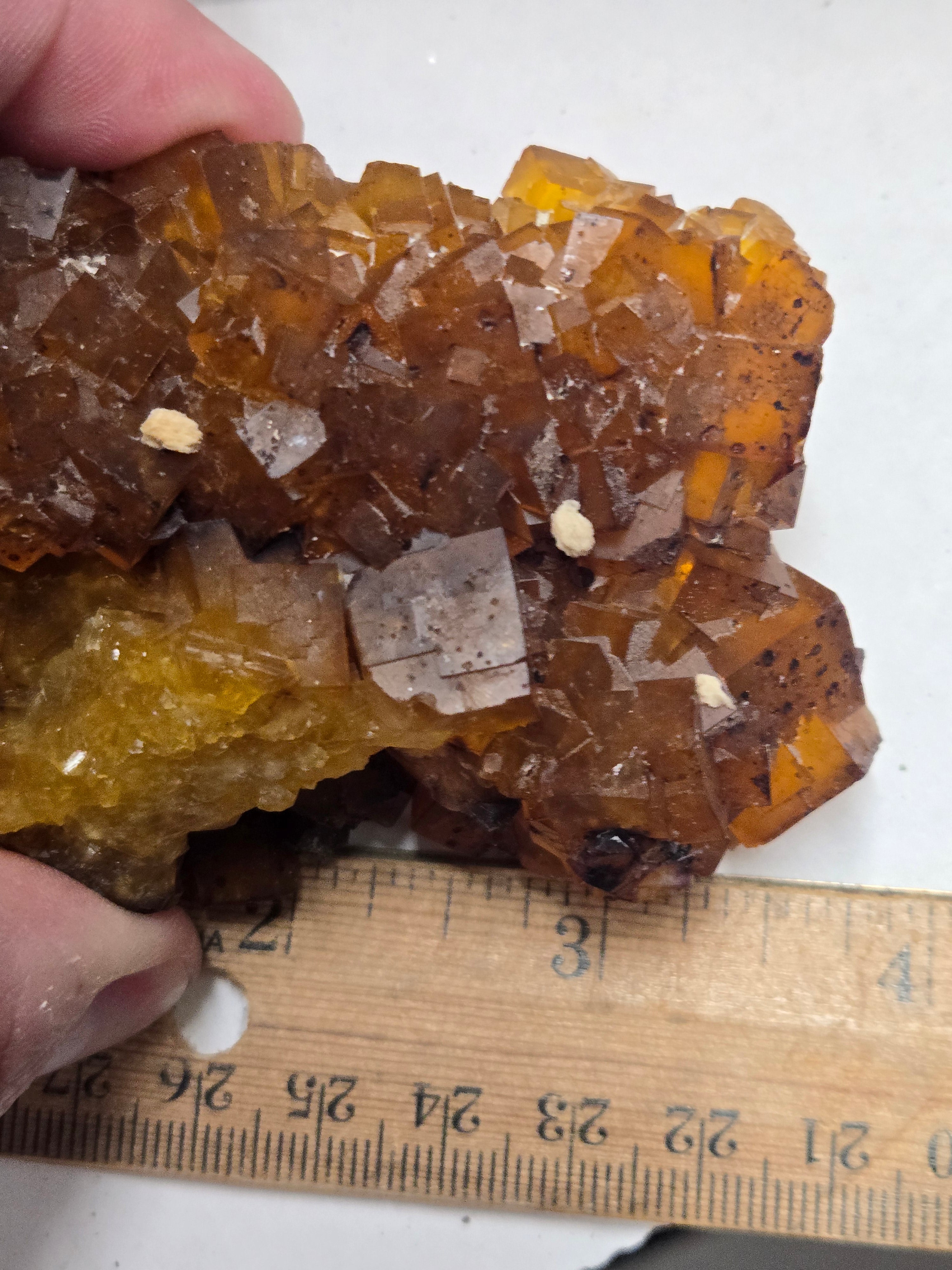 Honey Fluorite specimen
