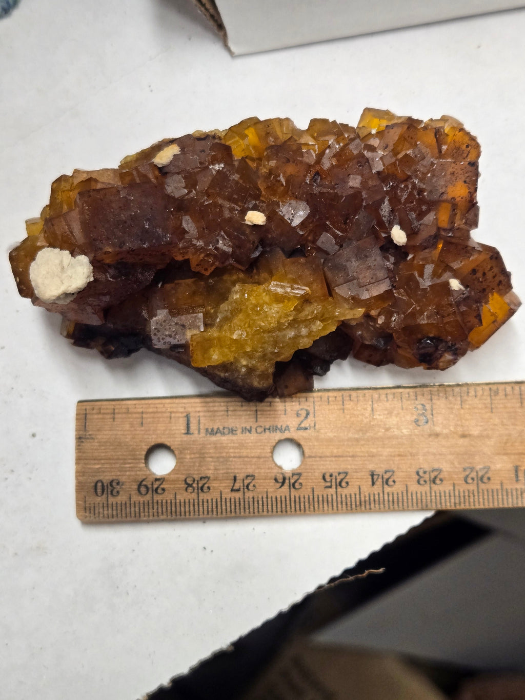 Honey Fluorite specimen