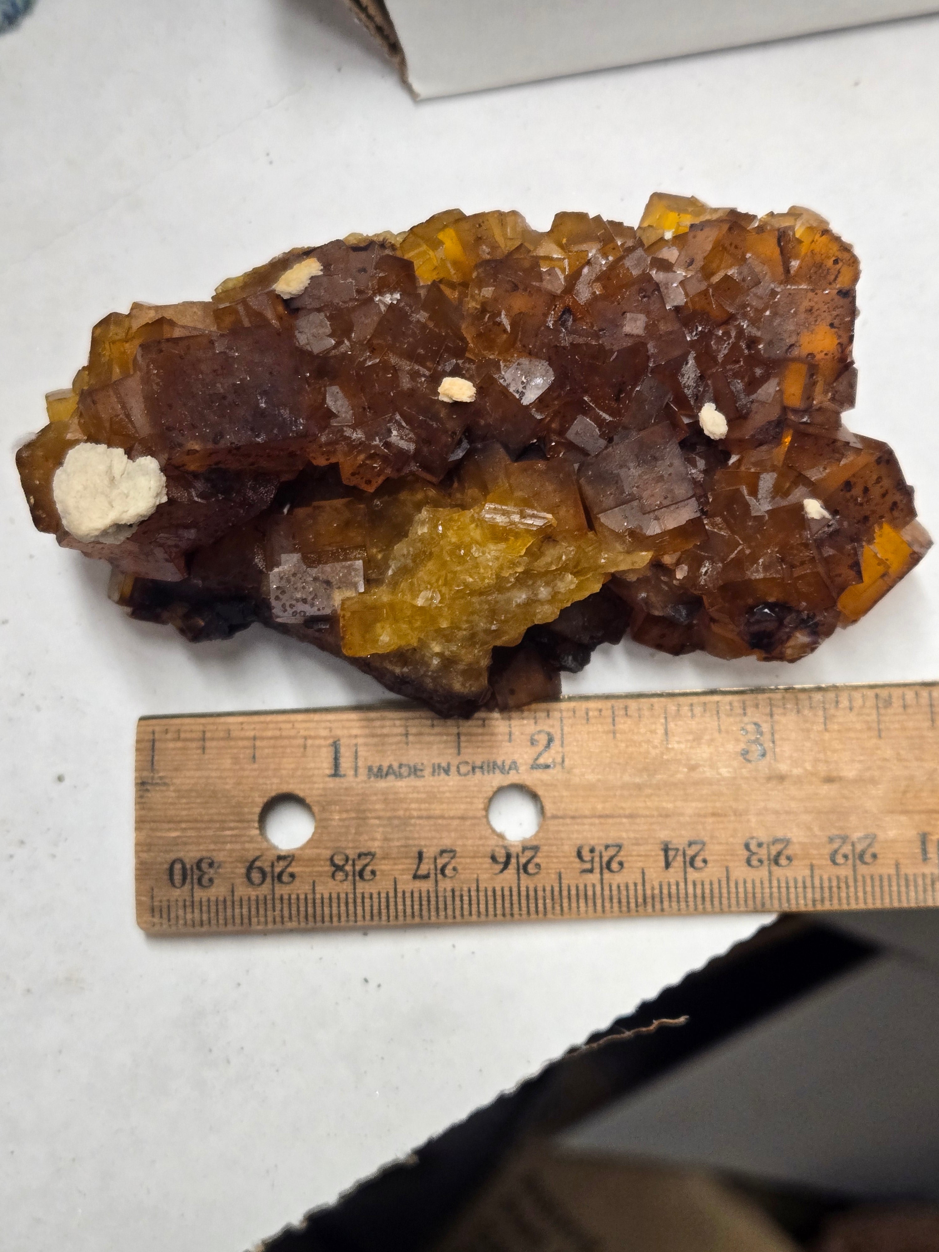 Honey Fluorite specimen