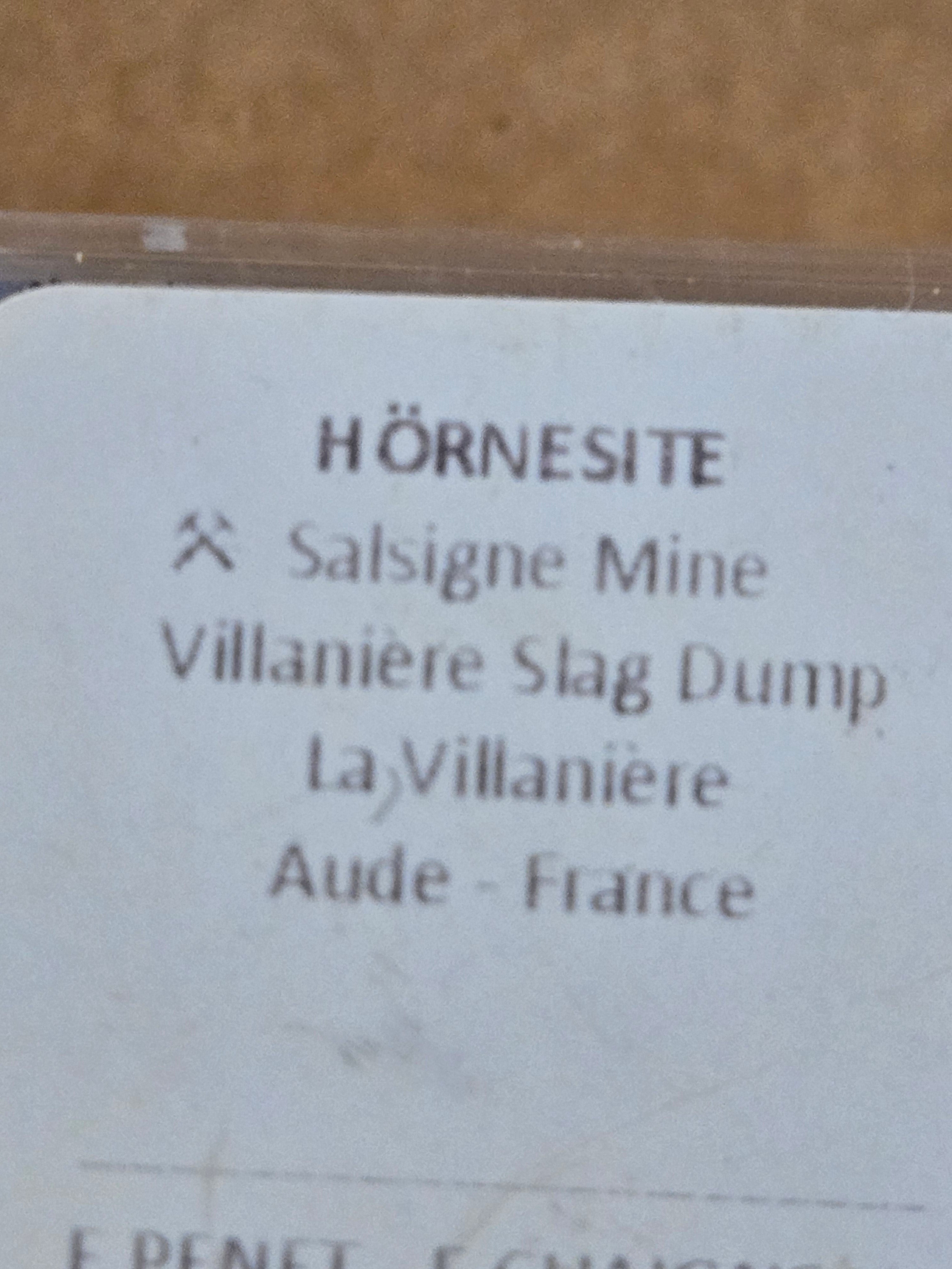 Hornesite