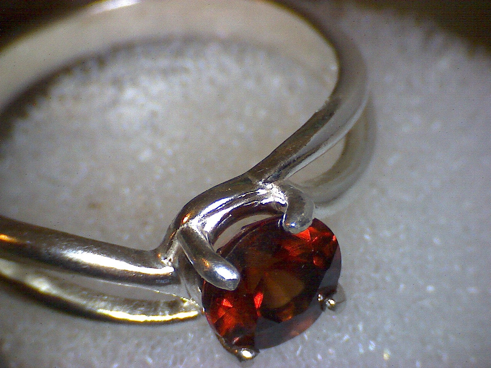 Hyacinth Zircon Ring