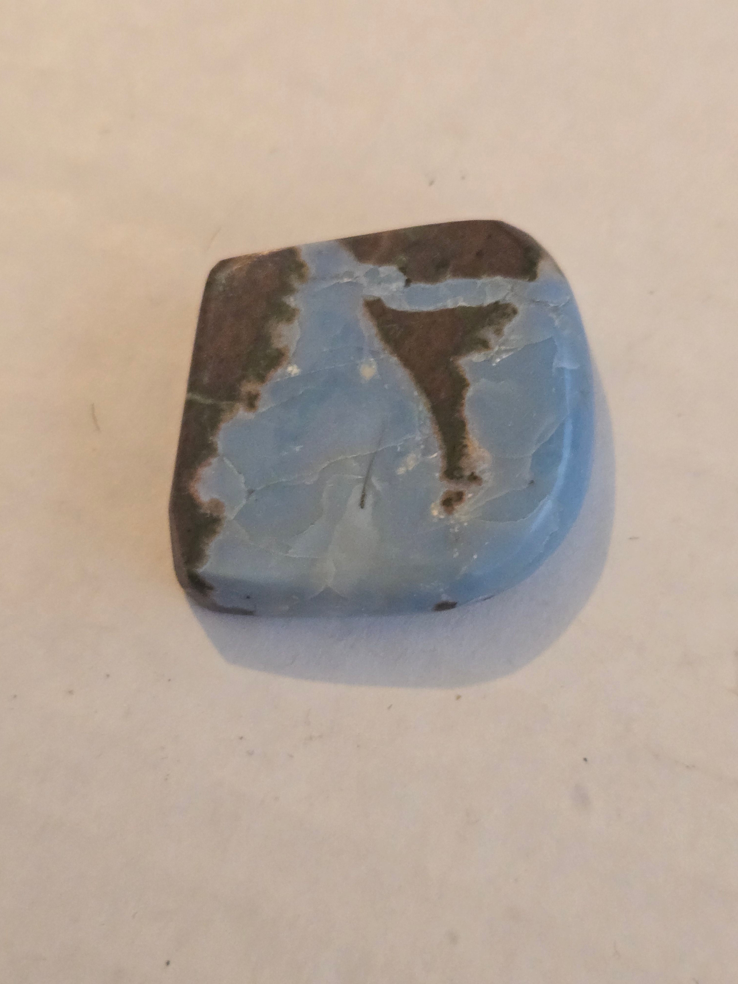 Idaho blue opal specimen