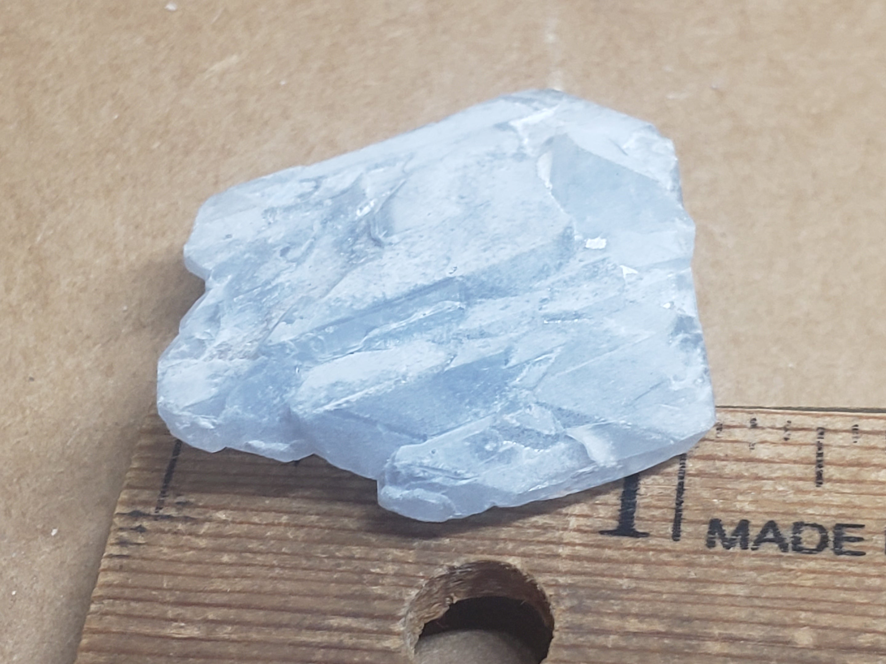 Indicolite included Quartz