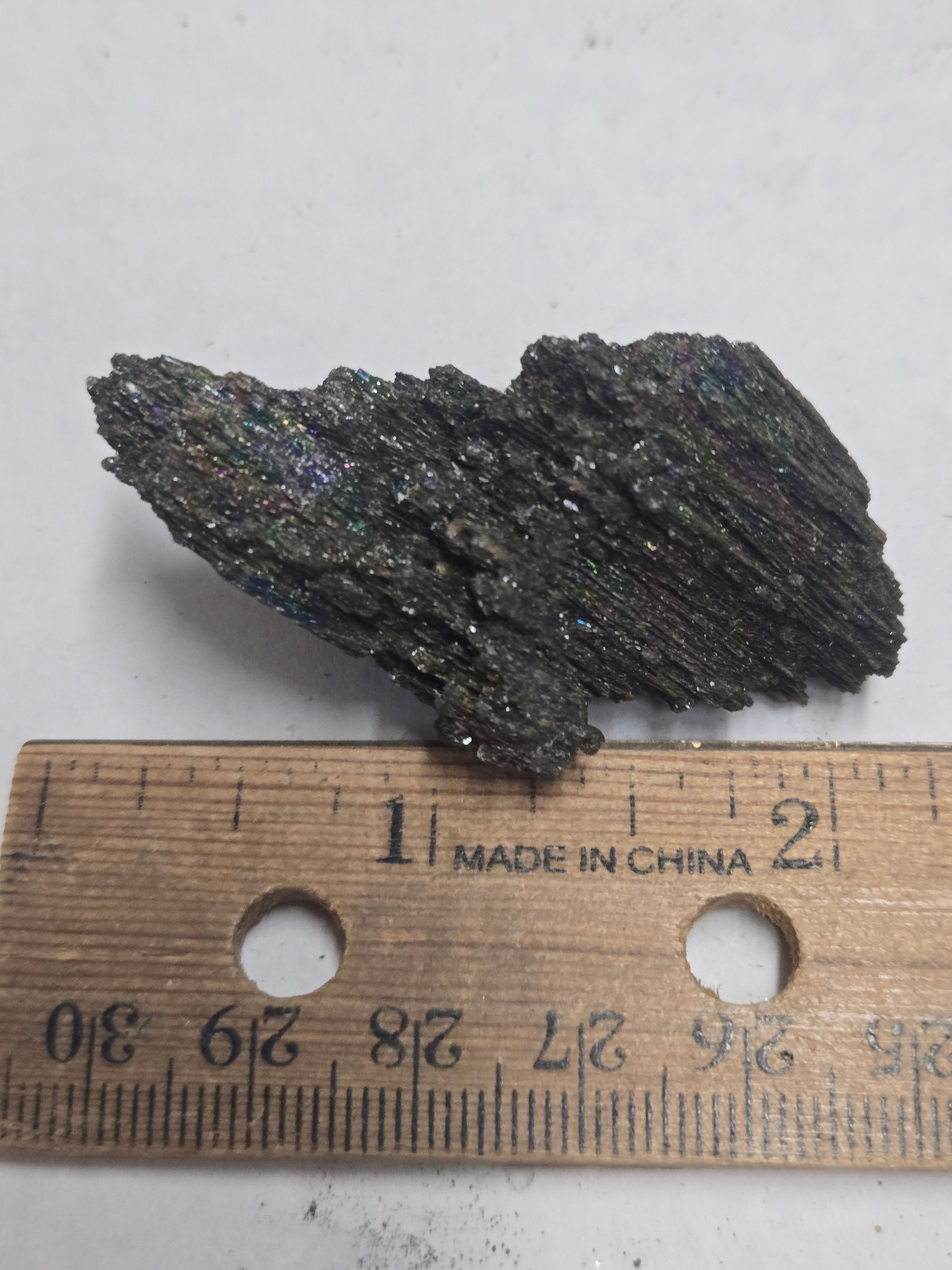 Iridescent Berthierite specimen